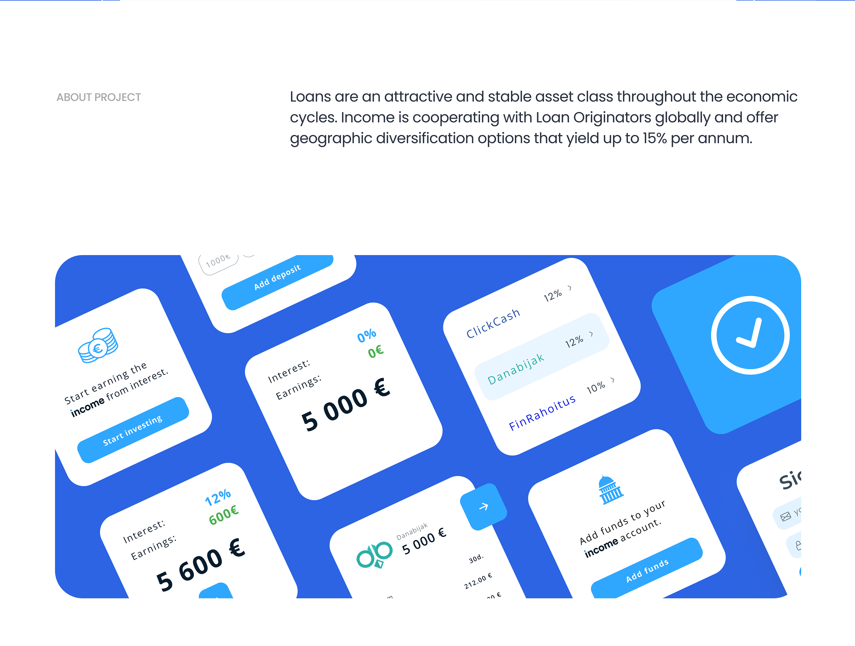 Getincome Web & App Design — Изображение №2 — Интерфейсы на Dprofile
