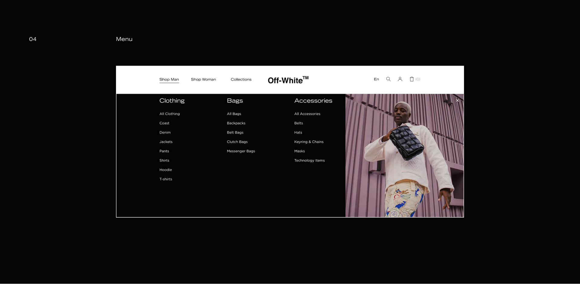 OFF WHITE™ — Website Redesign — Изображение №9 — Интерфейсы на Dprofile