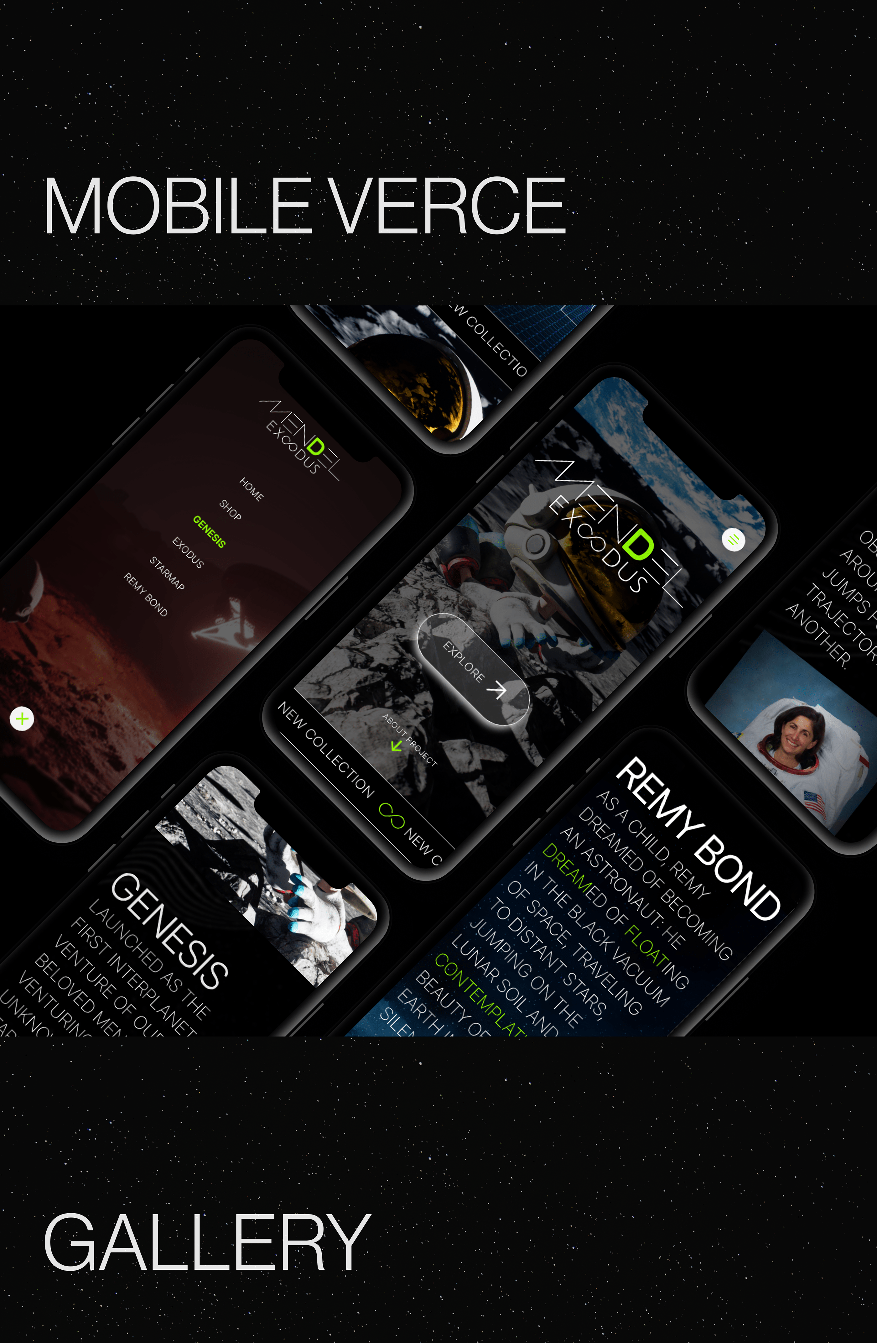 NFT Project for Remi Bond - Mendel Exodus — Изображение №6 — Интерфейсы, Анимация на Dprofile