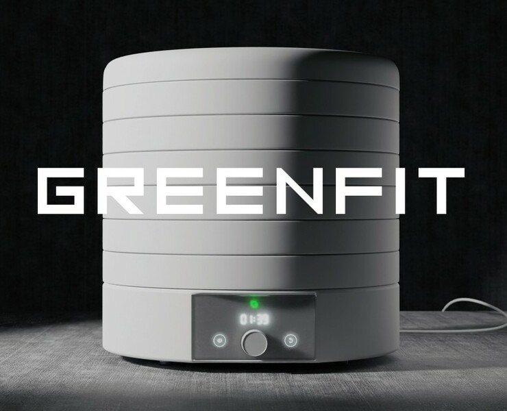 Greenfit — Умная сушилка. Дизайн прибора и интерфейса. — Интерфейсы, 3D на Dprofile