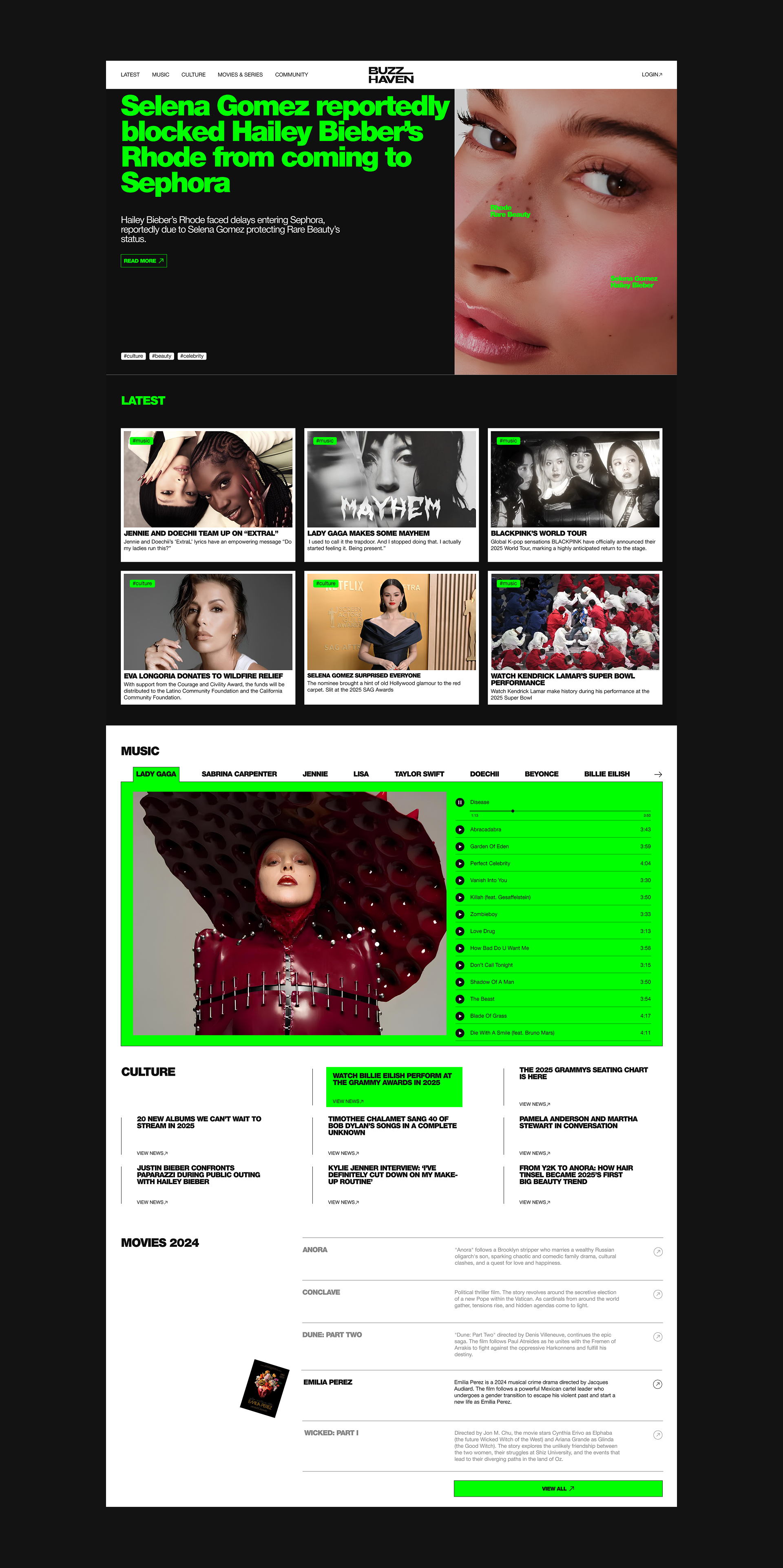 BUZZHAVEN — Изображение №4 — Интерфейсы на Dprofile