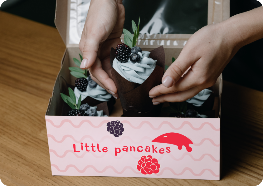 Little pancakes | Фирменный стиль — Изображение №7 — Брендинг, Графика на Dprofile