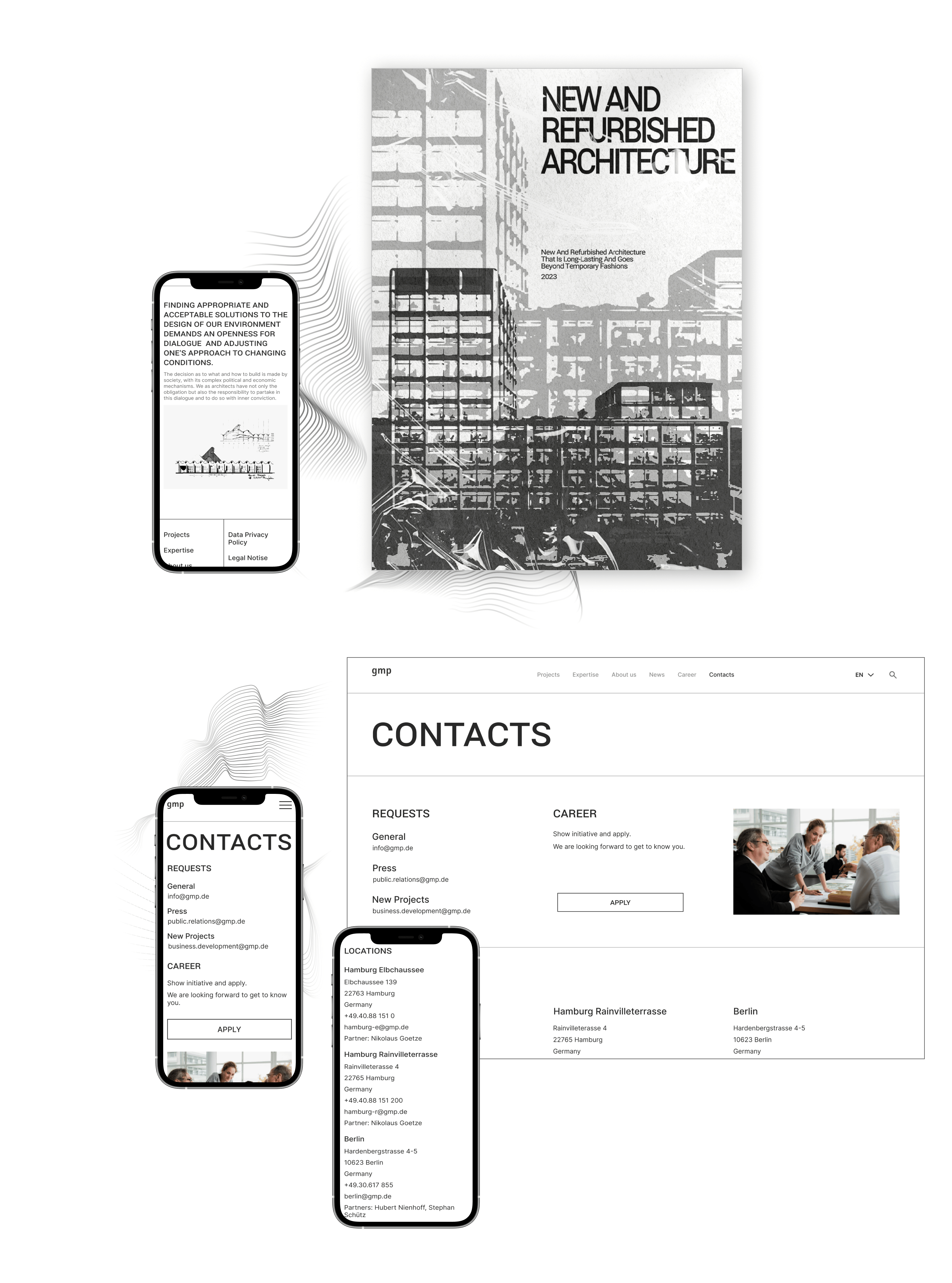 gmp Architekten — corporate website redesign — Изображение №9 — Интерфейсы на Dprofile