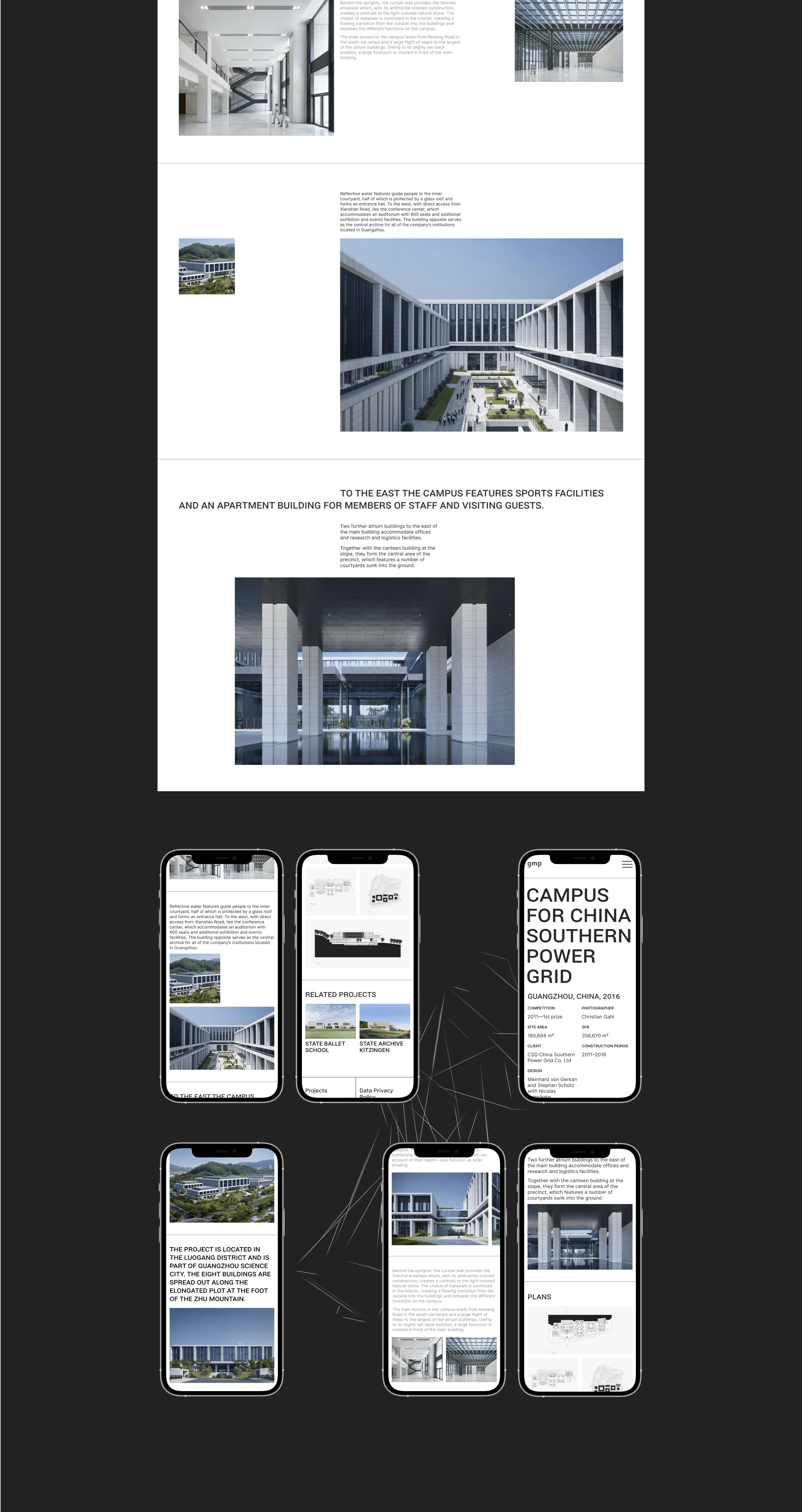 gmp Architekten — corporate website redesign — Изображение №7 — Интерфейсы на Dprofile