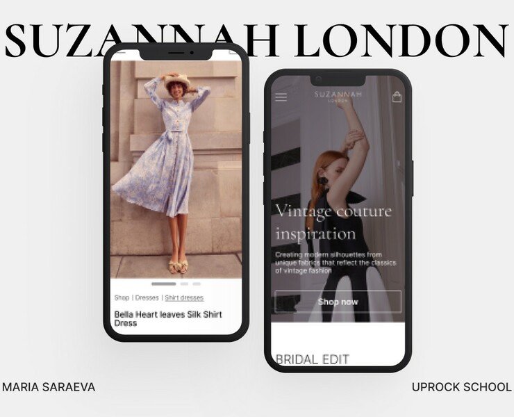 SUZANNAH LONDON — Concept Redesign | Website — Интерфейсы на Dprofile