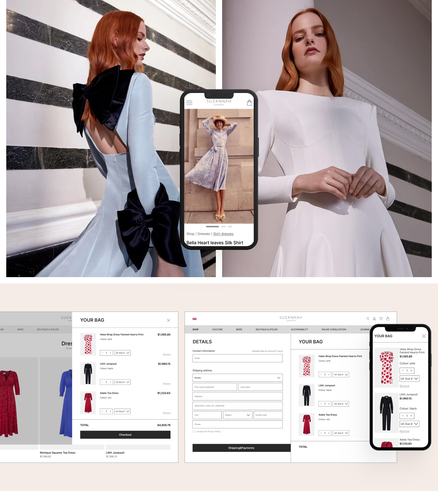 SUZANNAH LONDON — Concept Redesign | Website — Изображение №10 — Интерфейсы на Dprofile