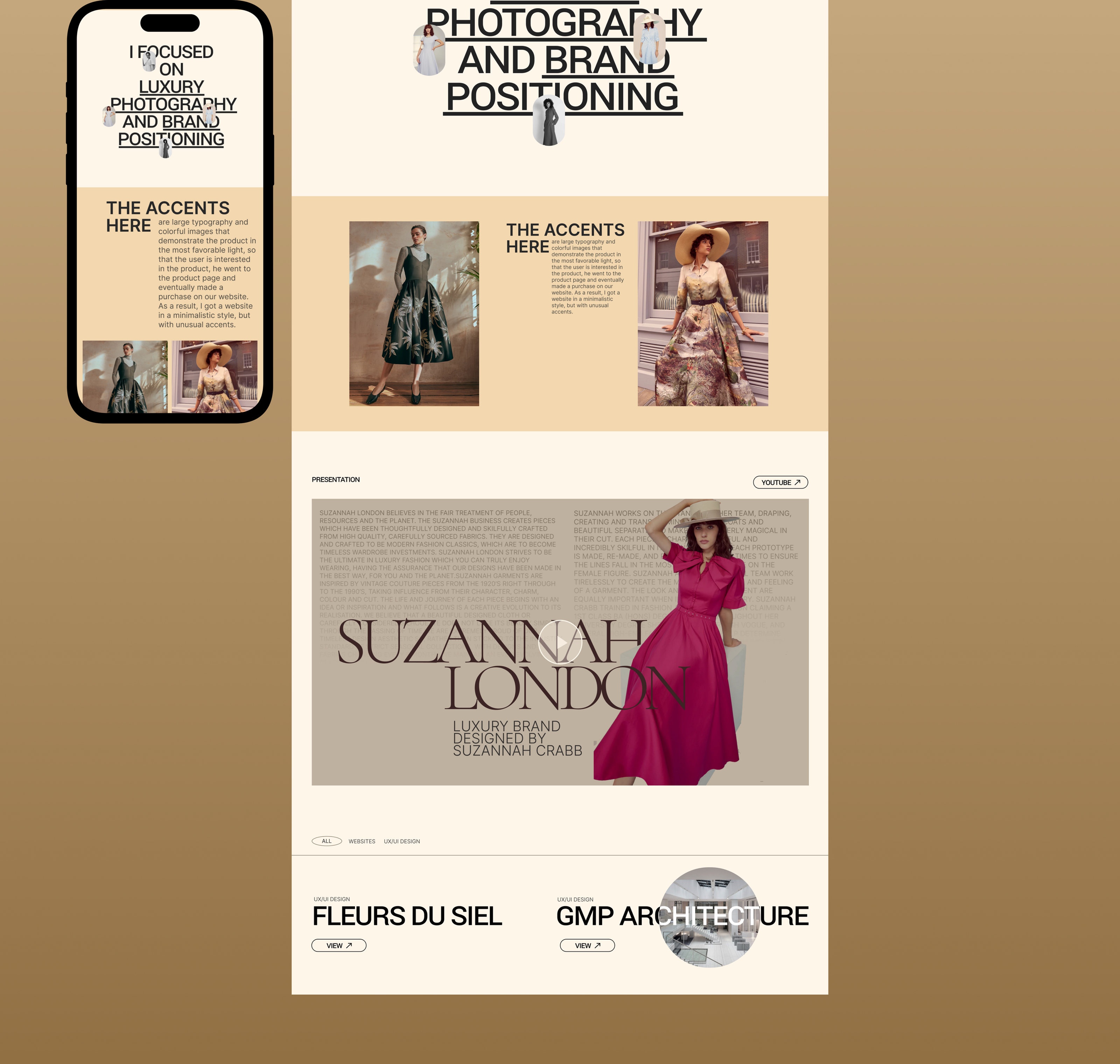 PORTFOLIO WEBSITE | UX/UI-DESIGN — Изображение №3 — Интерфейсы на Dprofile