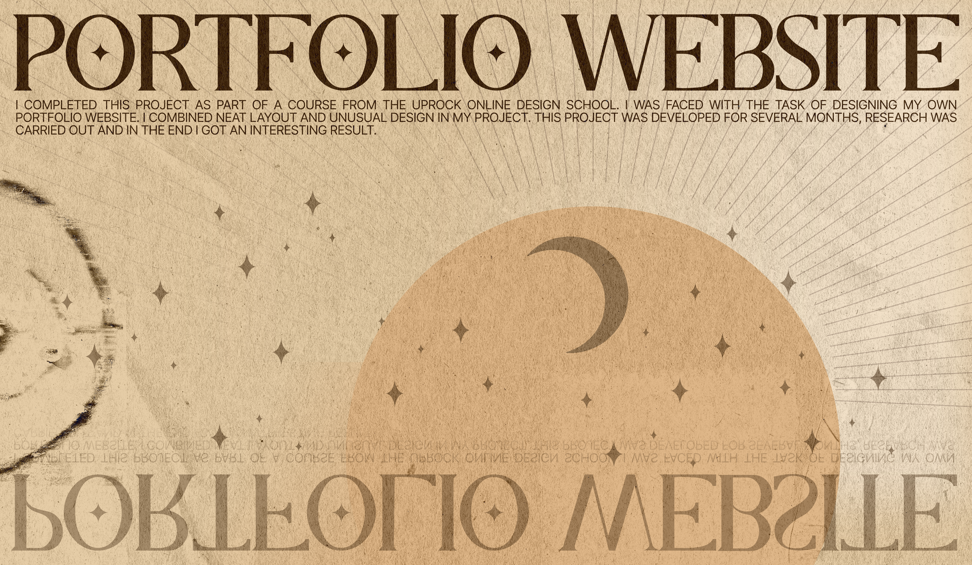 PORTFOLIO WEBSITE | UX/UI-DESIGN — Изображение №1 — Интерфейсы на Dprofile