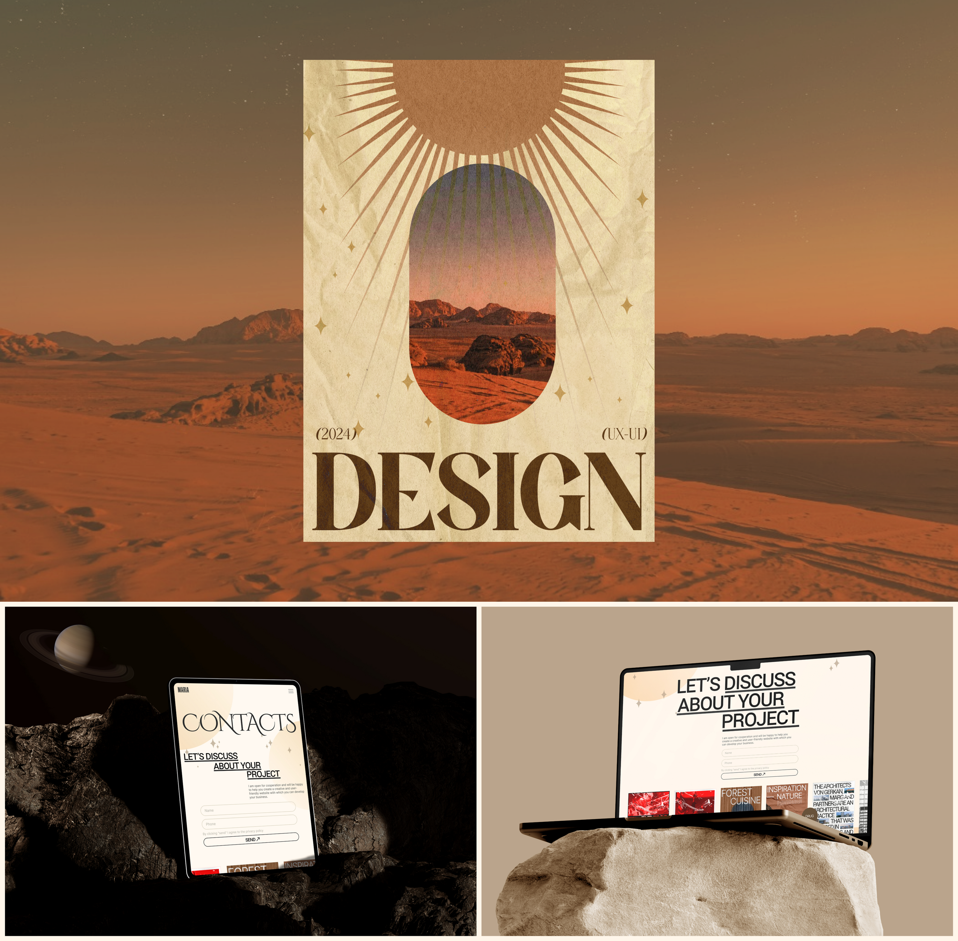 PORTFOLIO WEBSITE | UX/UI-DESIGN — Изображение №9 — Интерфейсы на Dprofile