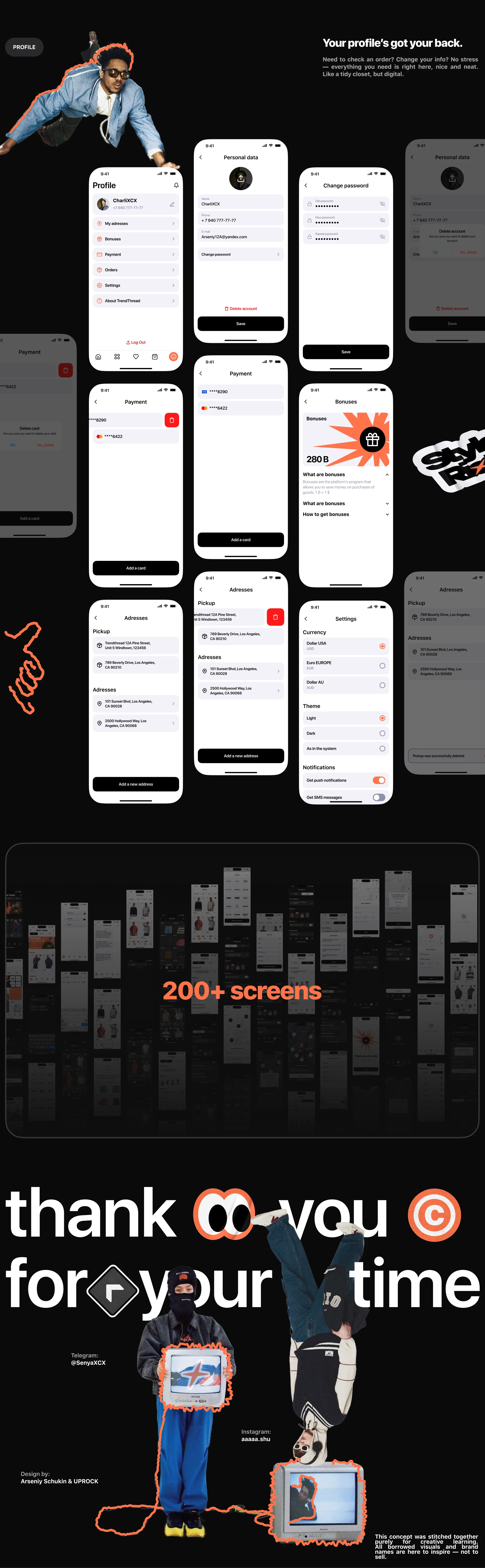TRENDTHREAD | Clothing Marketplace | Mobile app — Изображение №9 — Интерфейсы на Dprofile