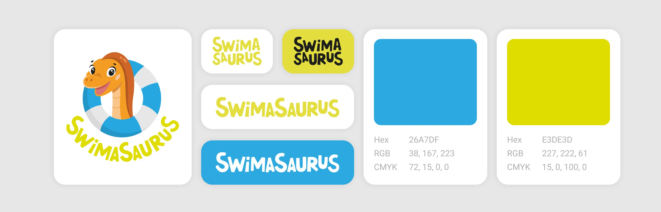 Разработка айдентики для SwimaSaurus — Изображение №4 — Брендинг, Иллюстрация на Dprofile