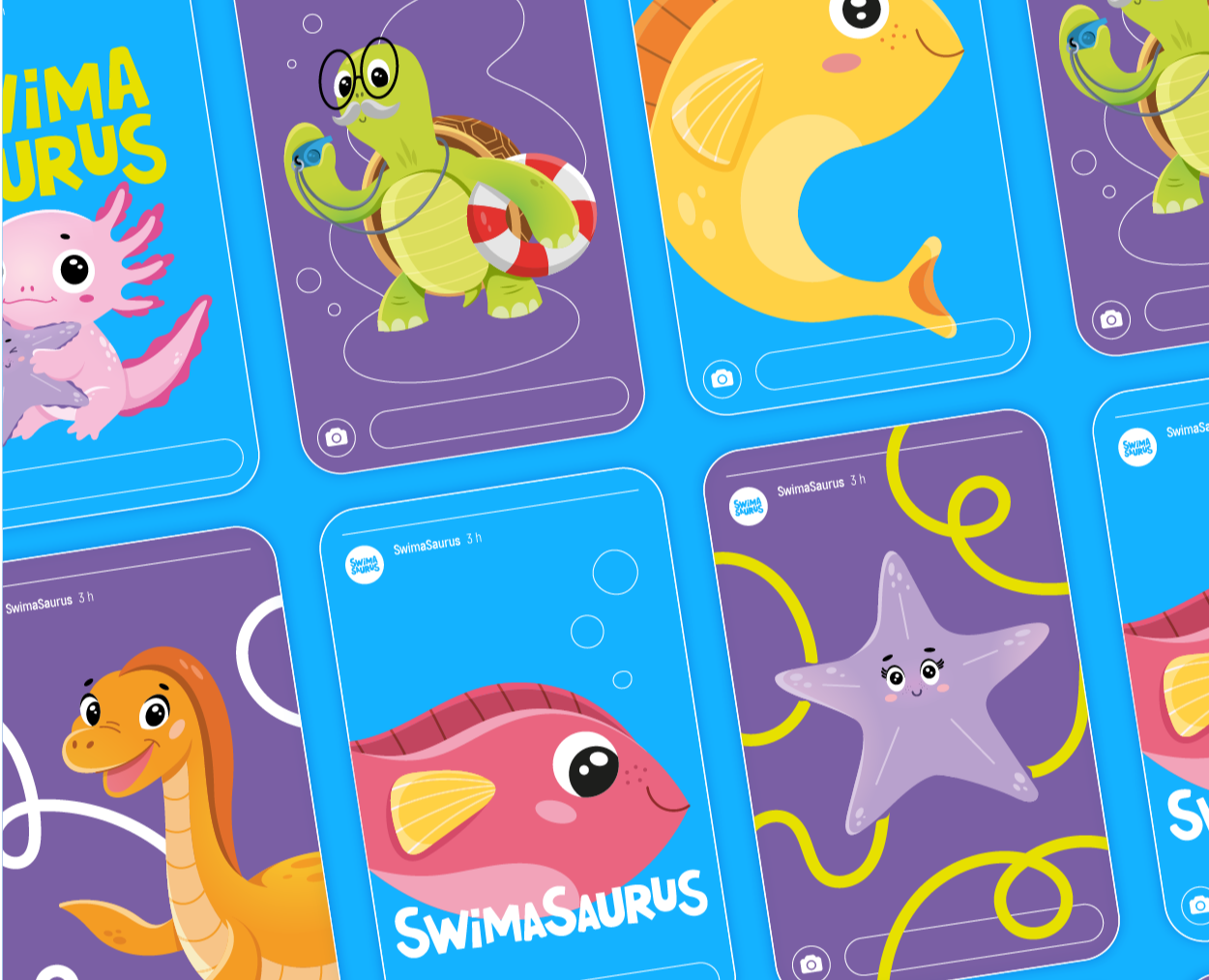 Разработка айдентики для SwimaSaurus на Dprofile