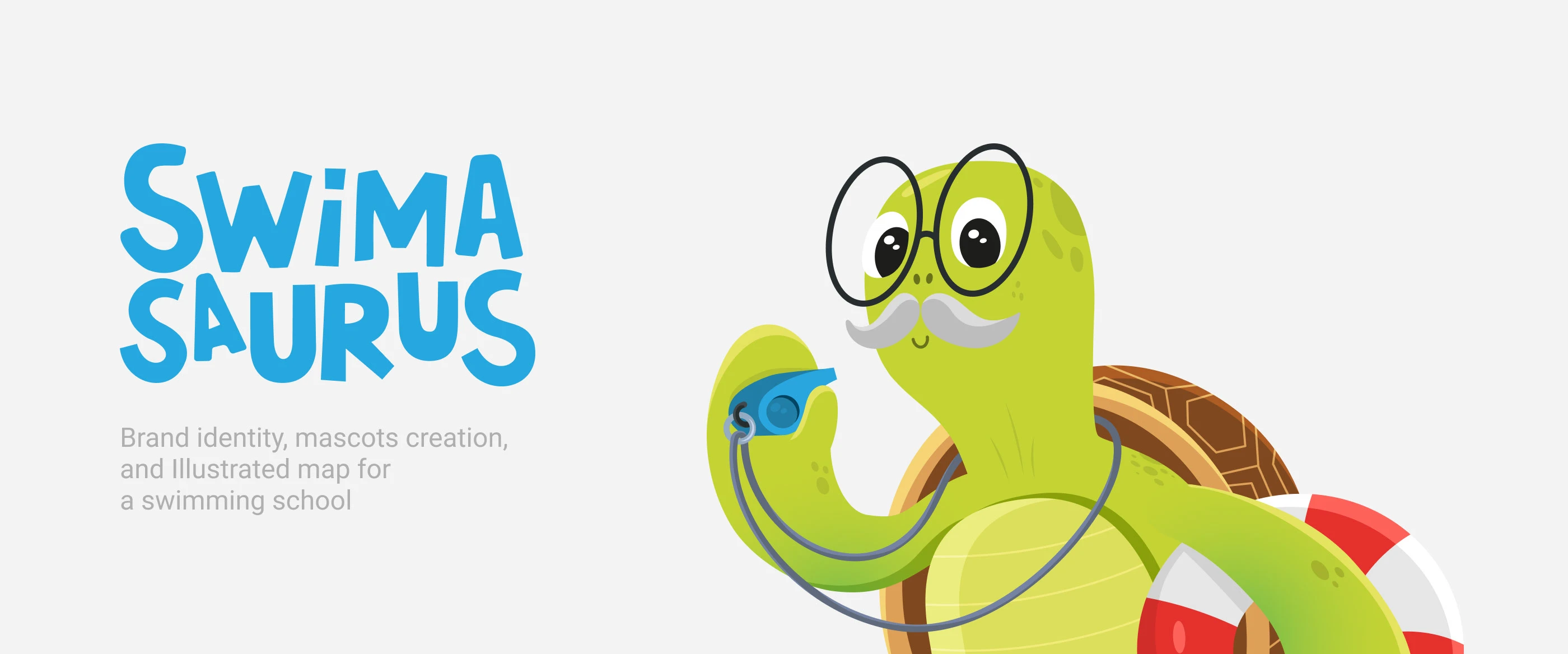 Разработка айдентики для SwimaSaurus — Изображение №1 — Брендинг, Иллюстрация на Dprofile