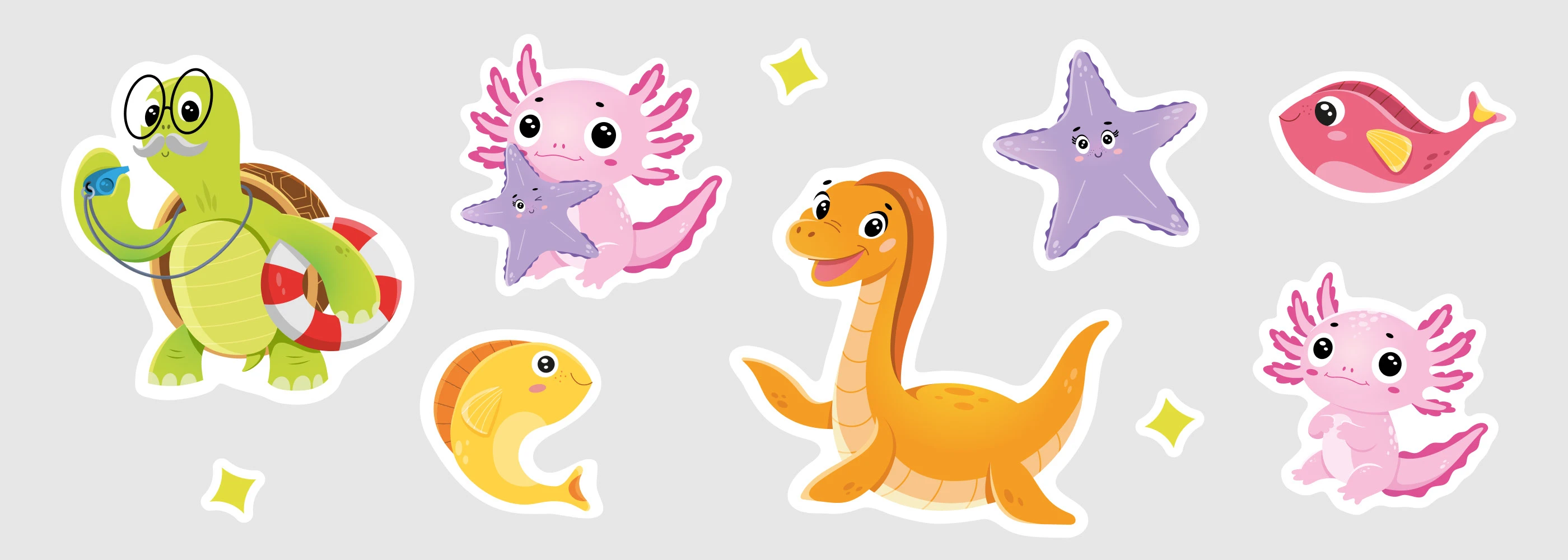 Разработка айдентики для SwimaSaurus — Изображение №3 — Брендинг, Иллюстрация на Dprofile