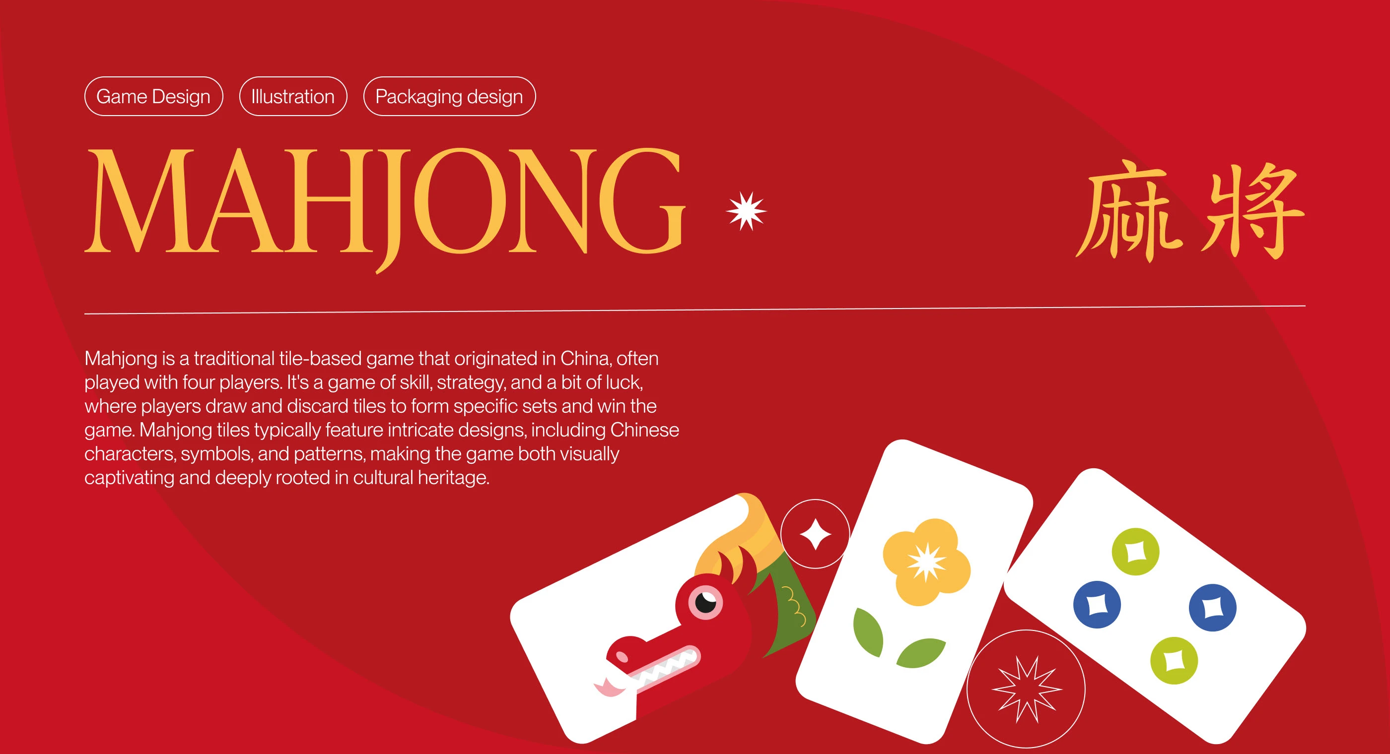 Дизайн игры Mahjong — Изображение №1 — Брендинг, Иллюстрация на Dprofile