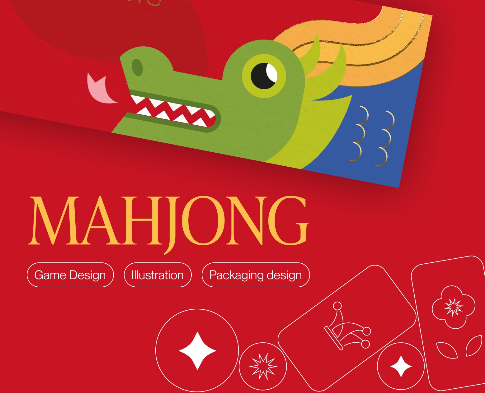 Дизайн игры Mahjong на Dprofile