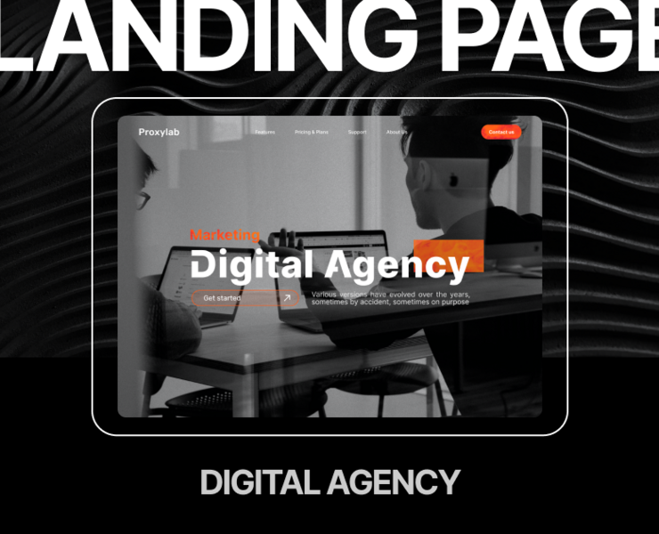 DIGITAL AGENCY — Интерфейсы, Брендинг на Dprofile