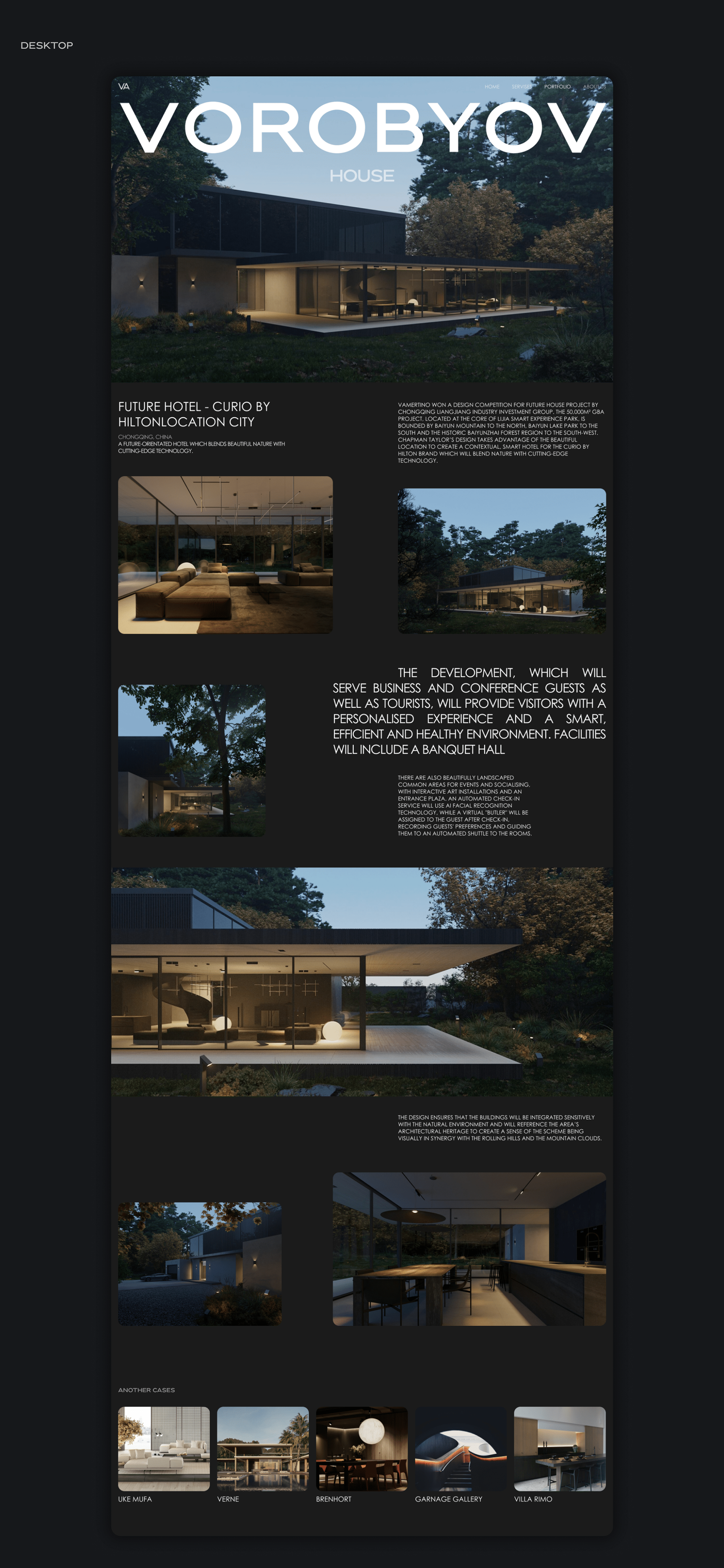 VAMERTINO / architect studio — Изображение №7 — Интерфейсы, Брендинг на Dprofile