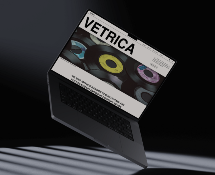 VYNIL STORE concept design — Интерфейсы, Брендинг на Dprofile