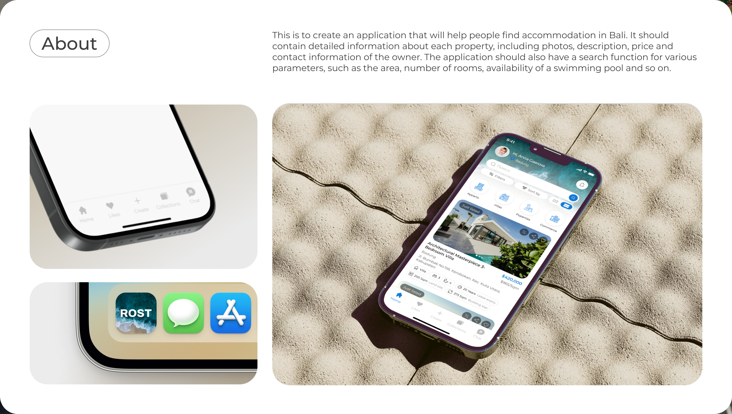 ROST real estate app — Изображение №2 — Интерфейсы, Брендинг на Dprofile