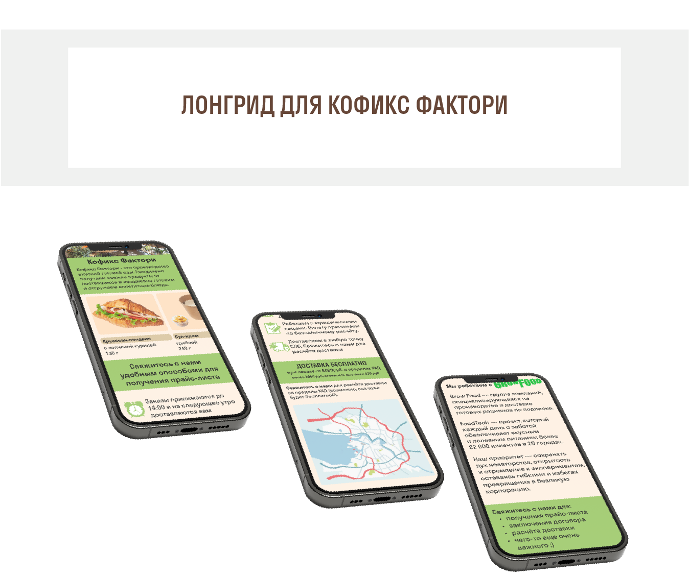 Меню, лонгрид, дизайн карточек ТГ и каталога Cofix — Изображение №3 — Графика, Маркетинг на Dprofile