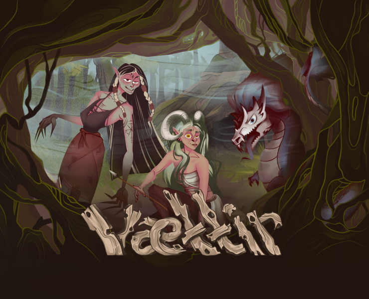 Дипломный проект “vættir" — Брендинг, Иллюстрация на Dprofile