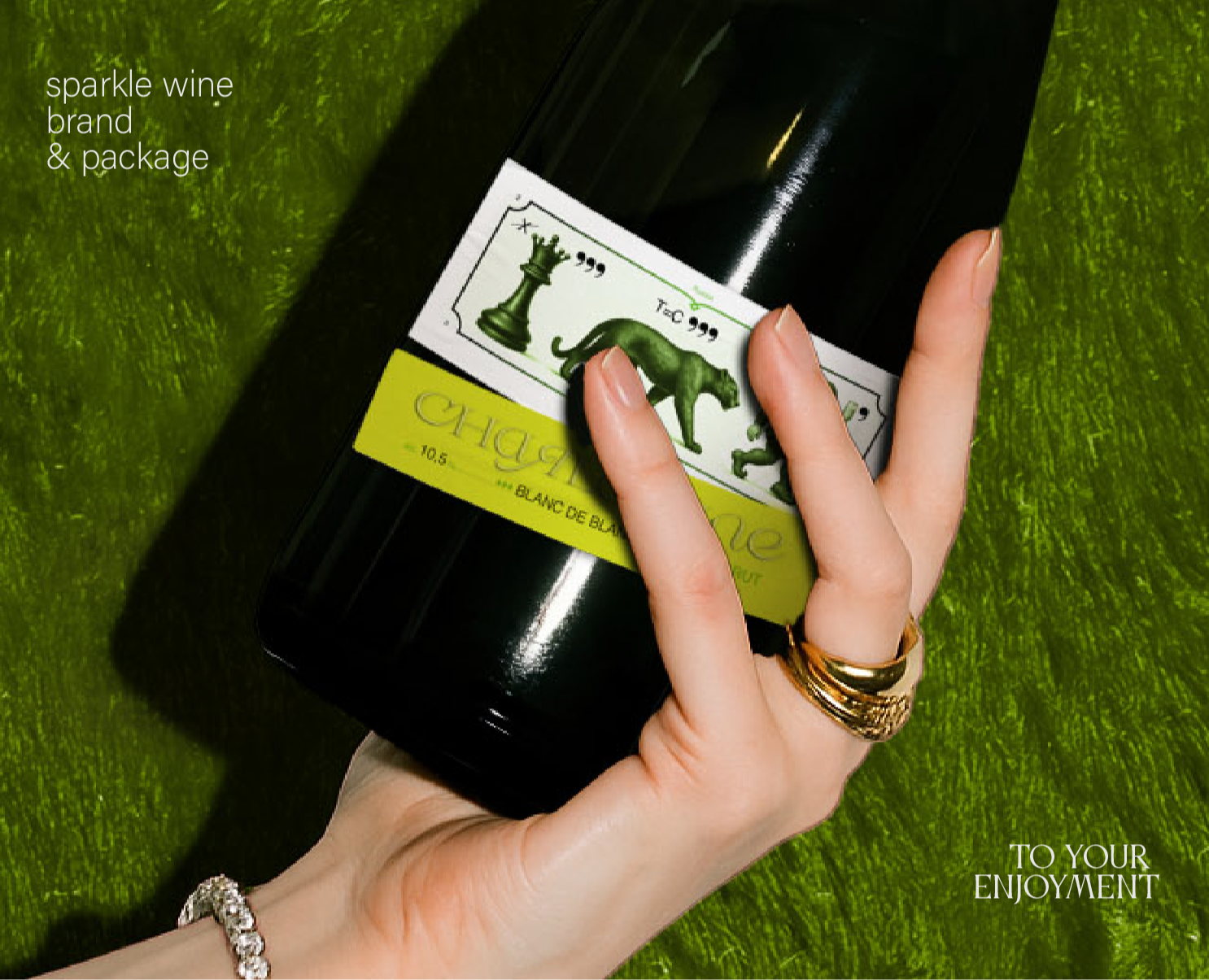 Дизайн для бренда игристого вина — Брендинг на Dprofile