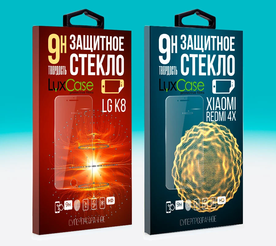 Упаковка "Защитное стекло" — Изображение №1 — Брендинг, Графика на Dprofile