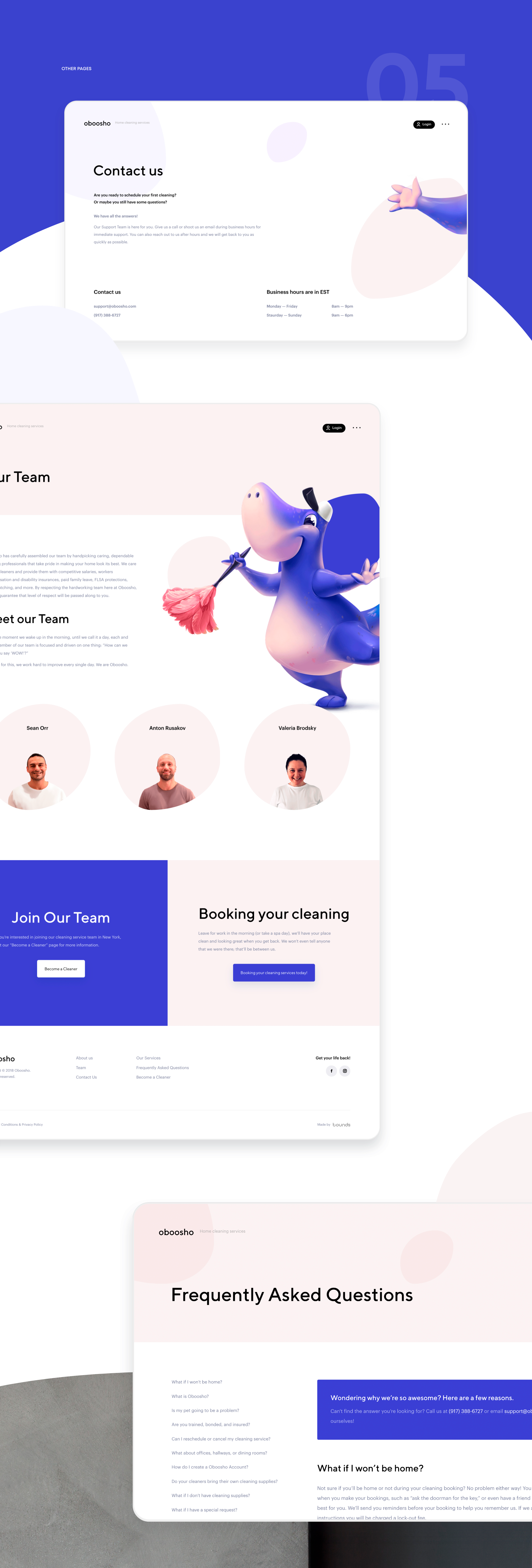 Oboosho — New York Cleaning — Изображение №7 — 3D, Интерфейсы на Dprofile