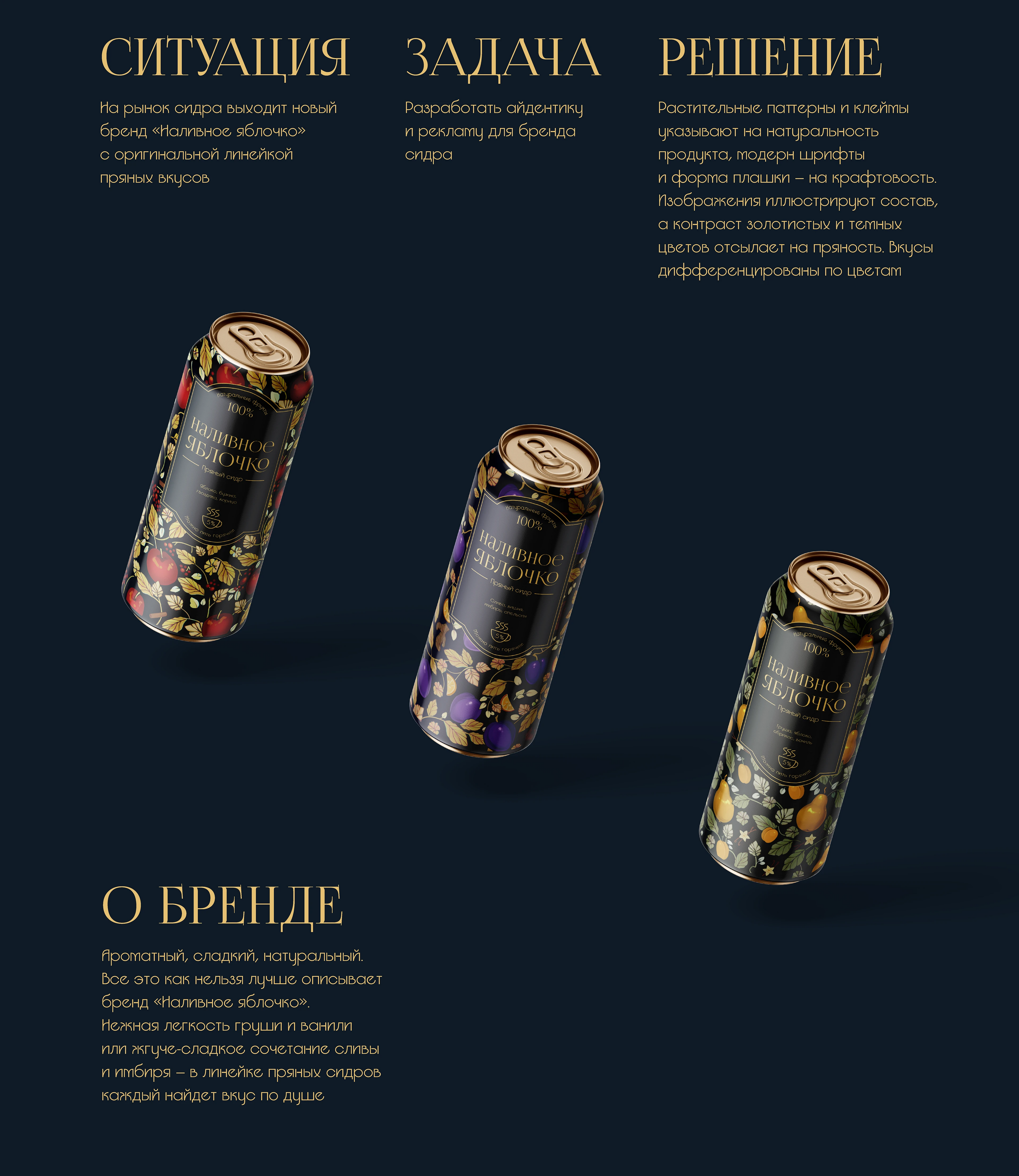 Пряный сидр — Изображение №3 — Брендинг на Dprofile