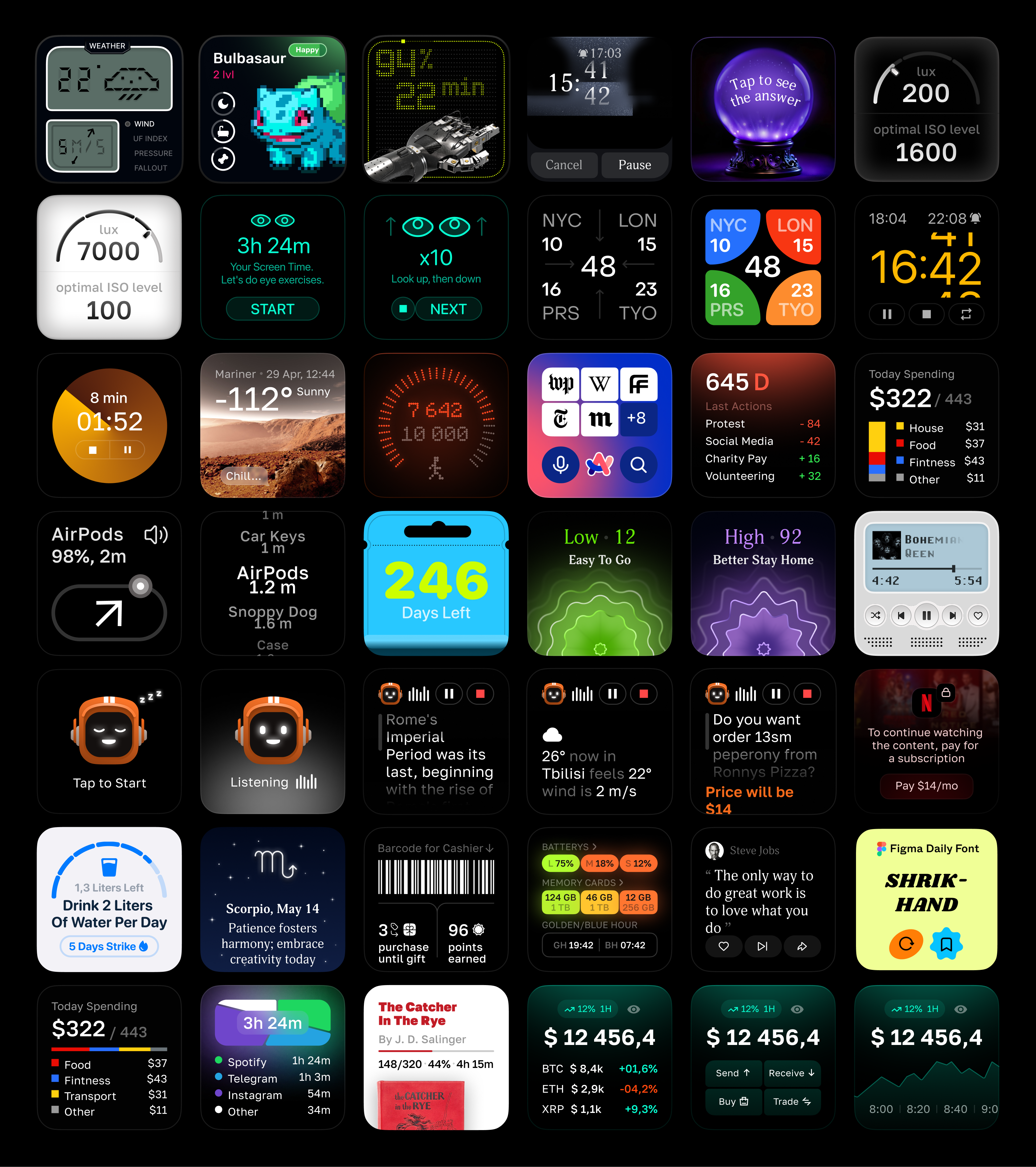IOS Widget Challenge — Изображение №36 — Интерфейсы на Dprofile
