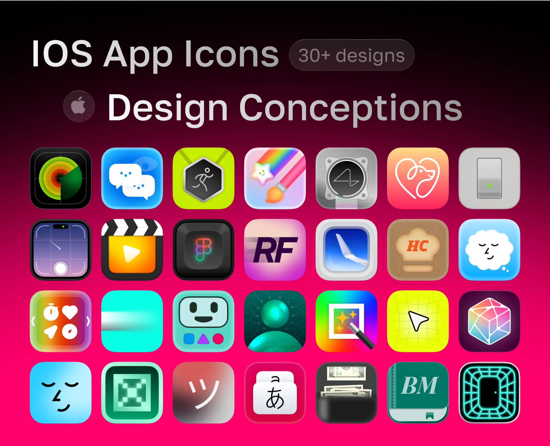 IOS App Icons — Интерфейсы на Dprofile