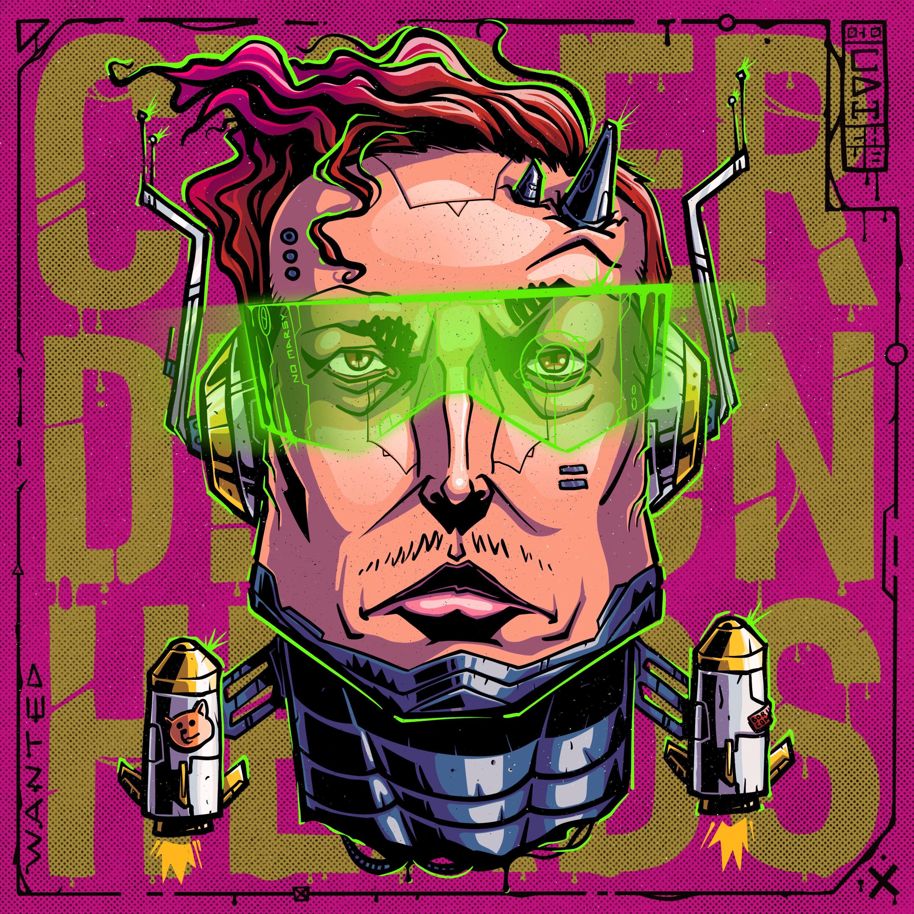 Cyber Demons Head — Изображение №11 — Иллюстрация на Dprofile