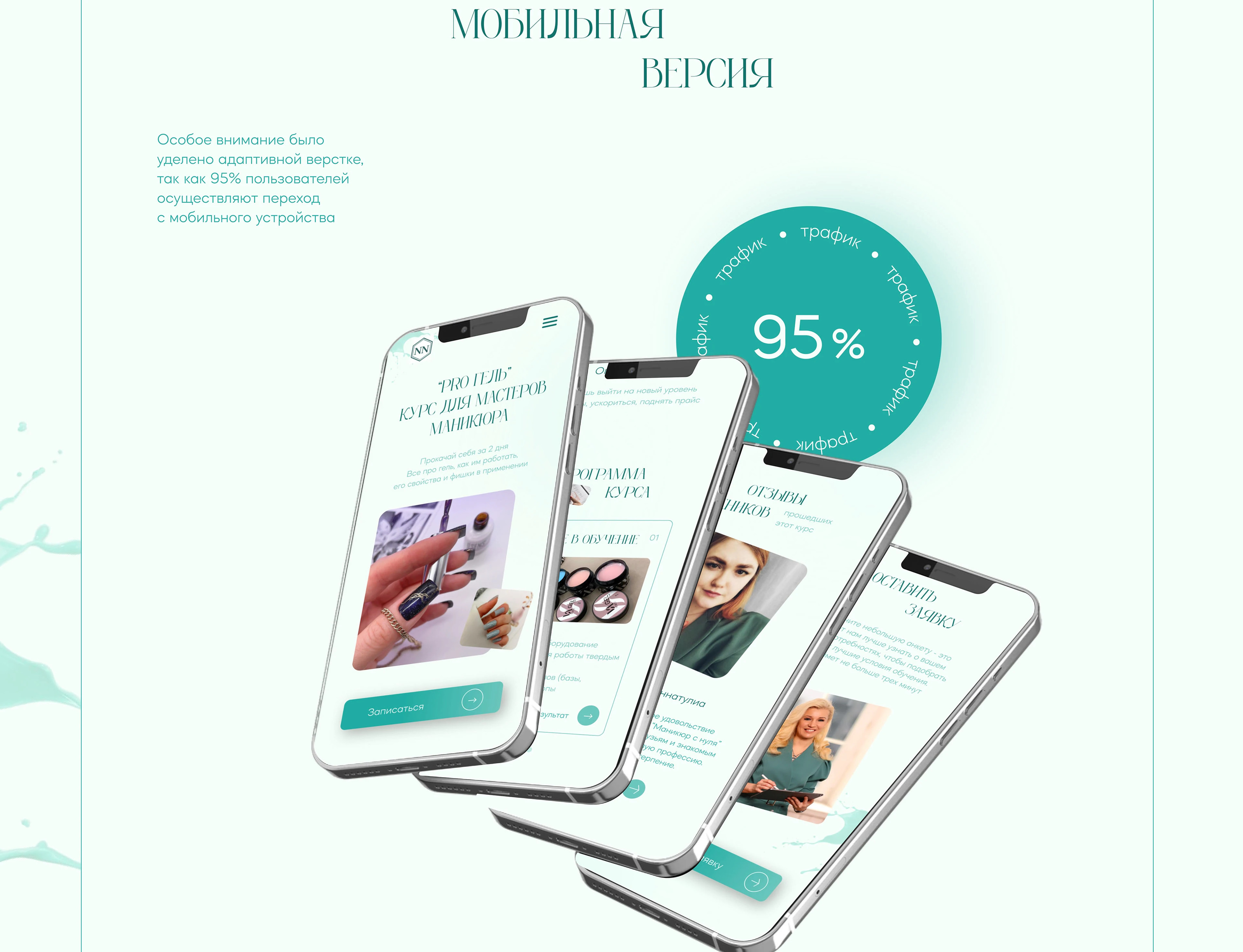 Web site for a manicure course — Изображение №12 — Интерфейсы на Dprofile