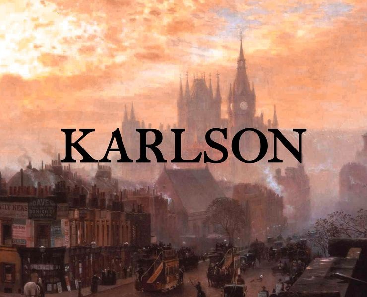 Шрифт Karlson — Графика на Dprofile