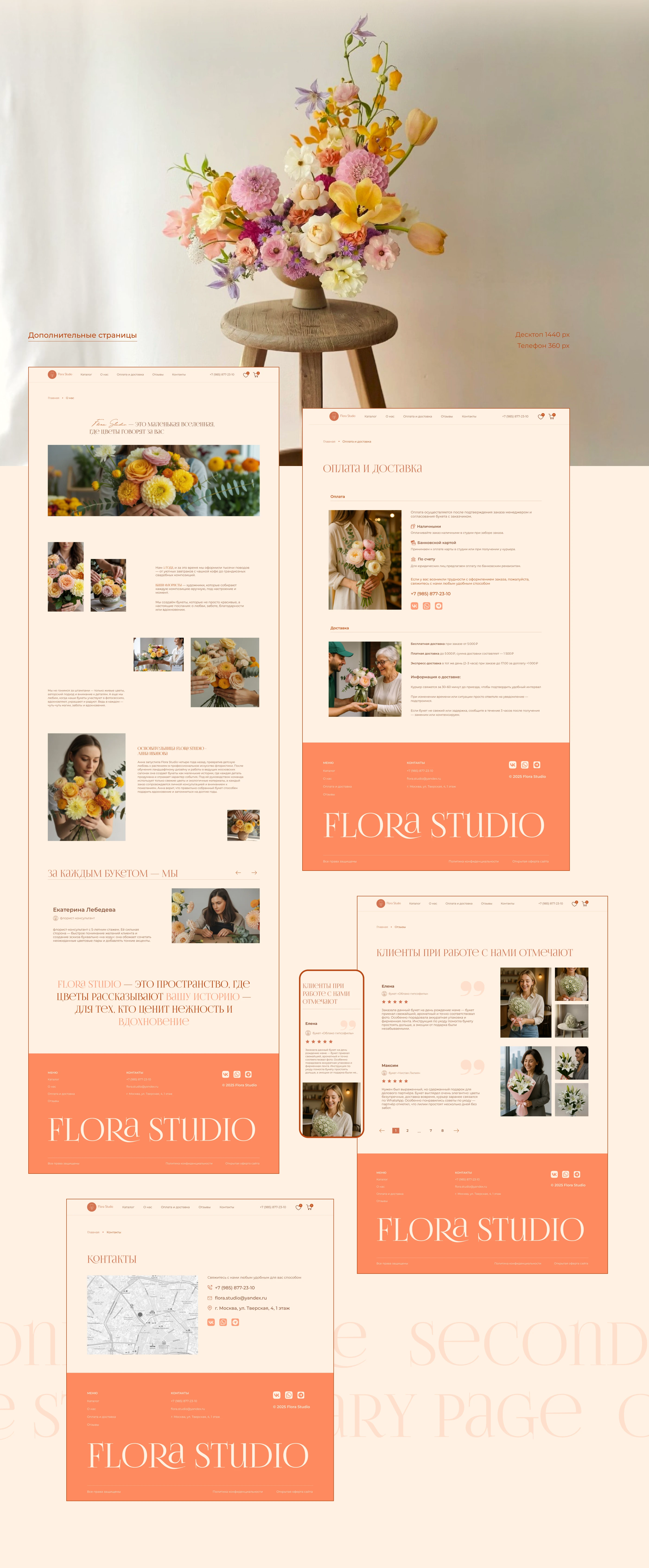 Flora Studio online store — Изображение №16 — Интерфейсы на Dprofile