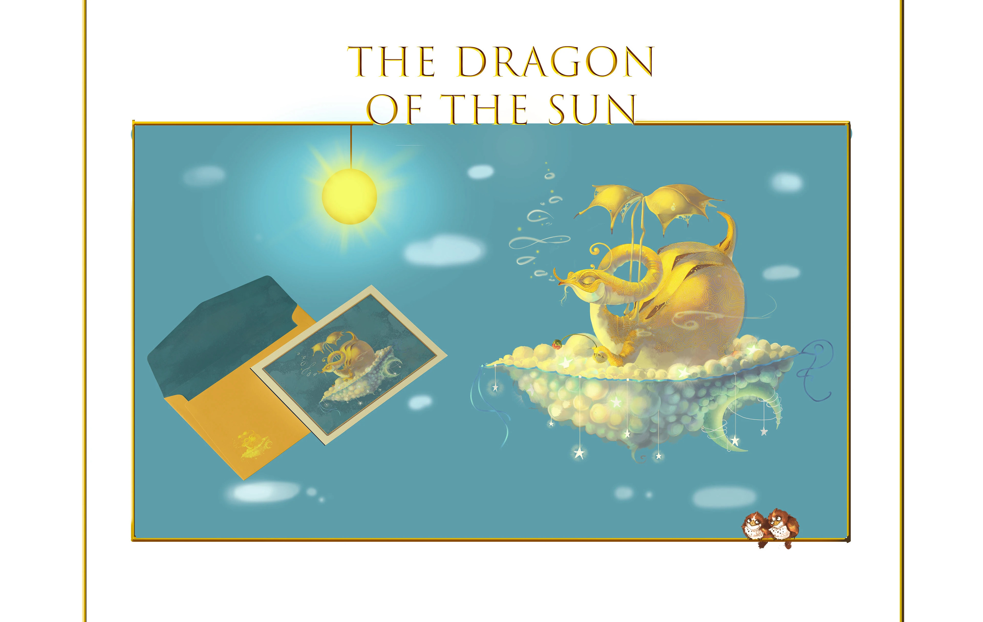 Открытки (Драконы) — Изображение №2 — Иллюстрация на Dprofile