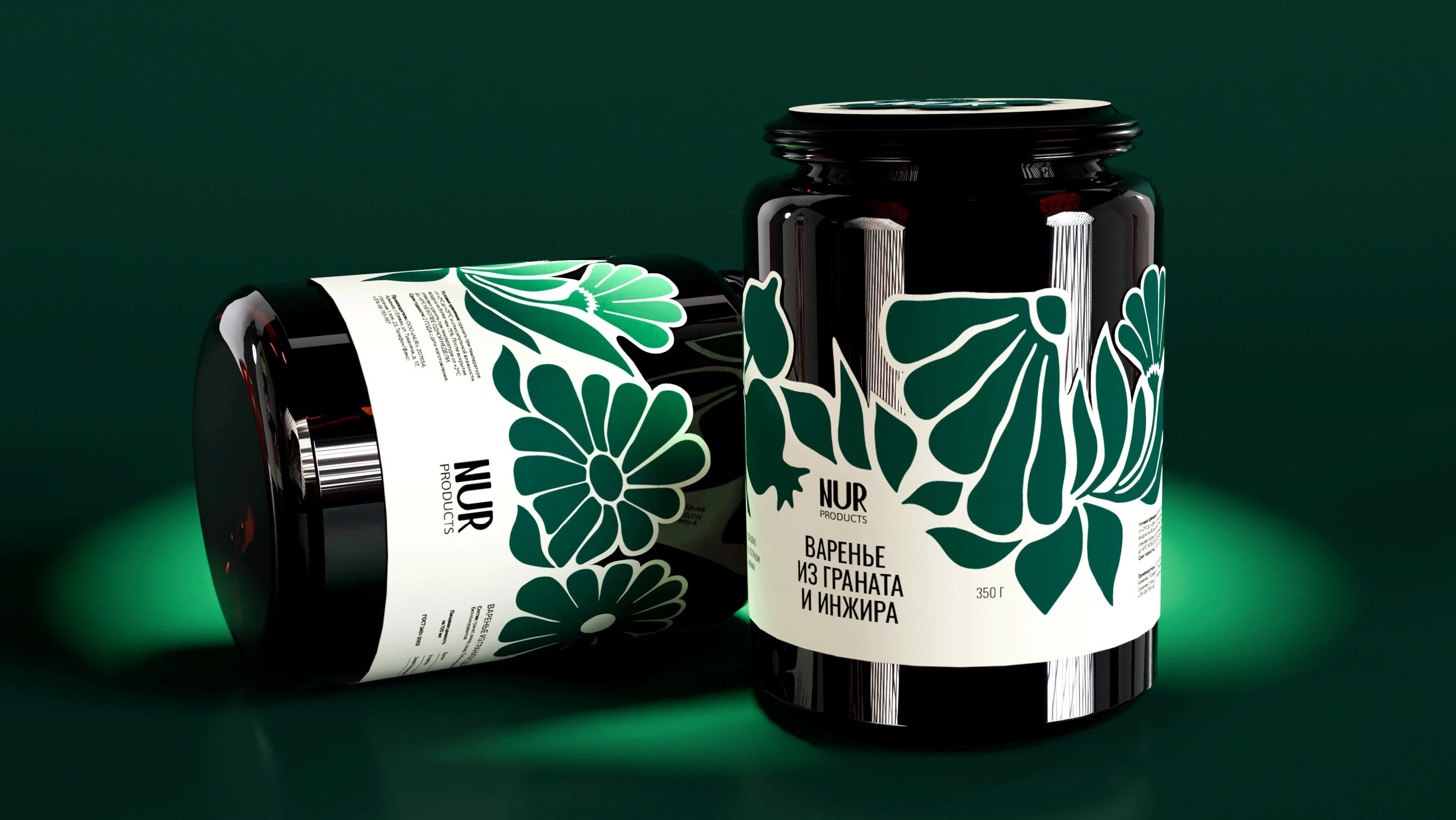 Упаковка бренда продуктов из граната NUR — Изображение №15 — Брендинг, 3D на Dprofile