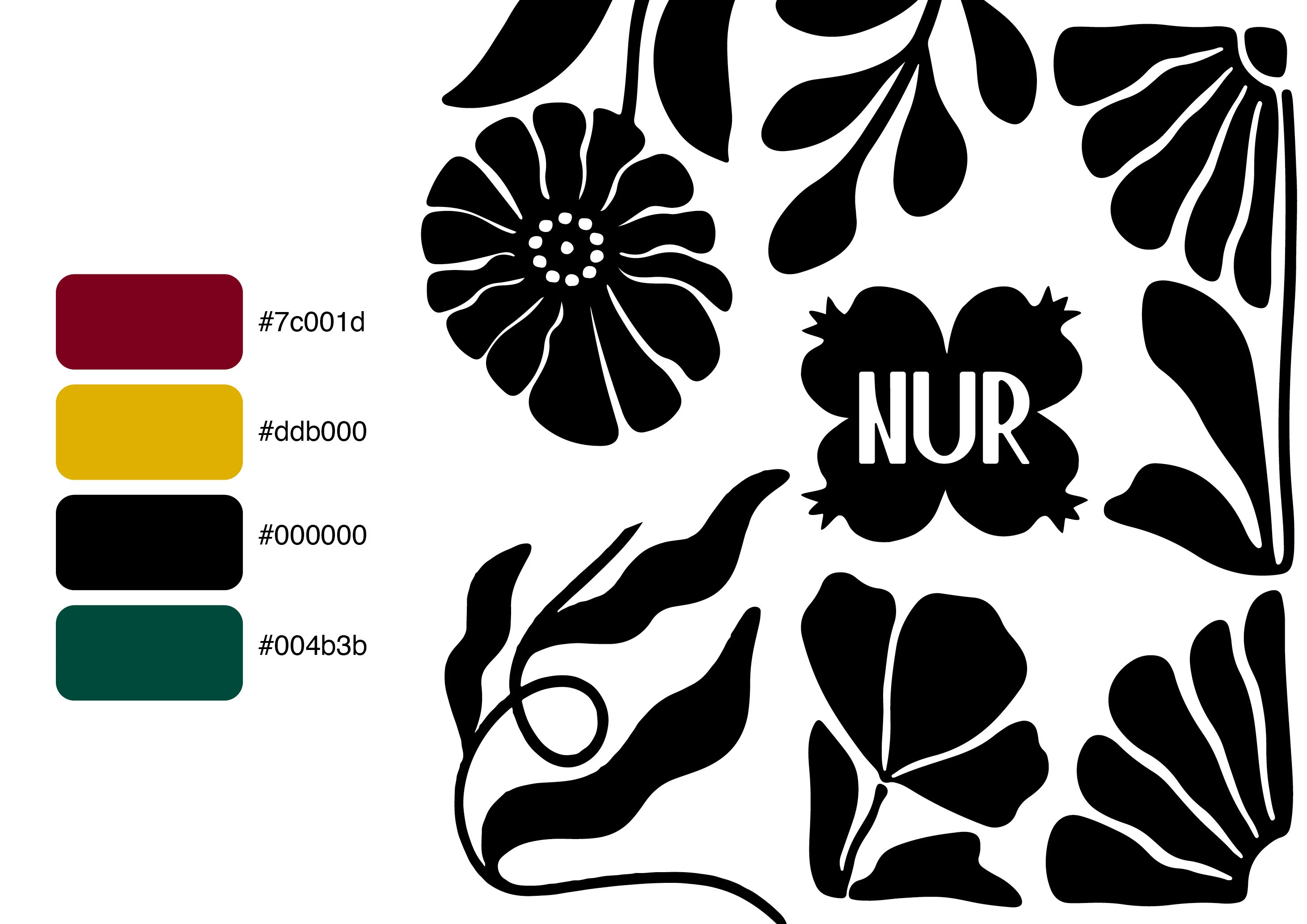 Айдентика для бренда продуктов из граната NUR — Изображение №6 — Брендинг, Графика на Dprofile