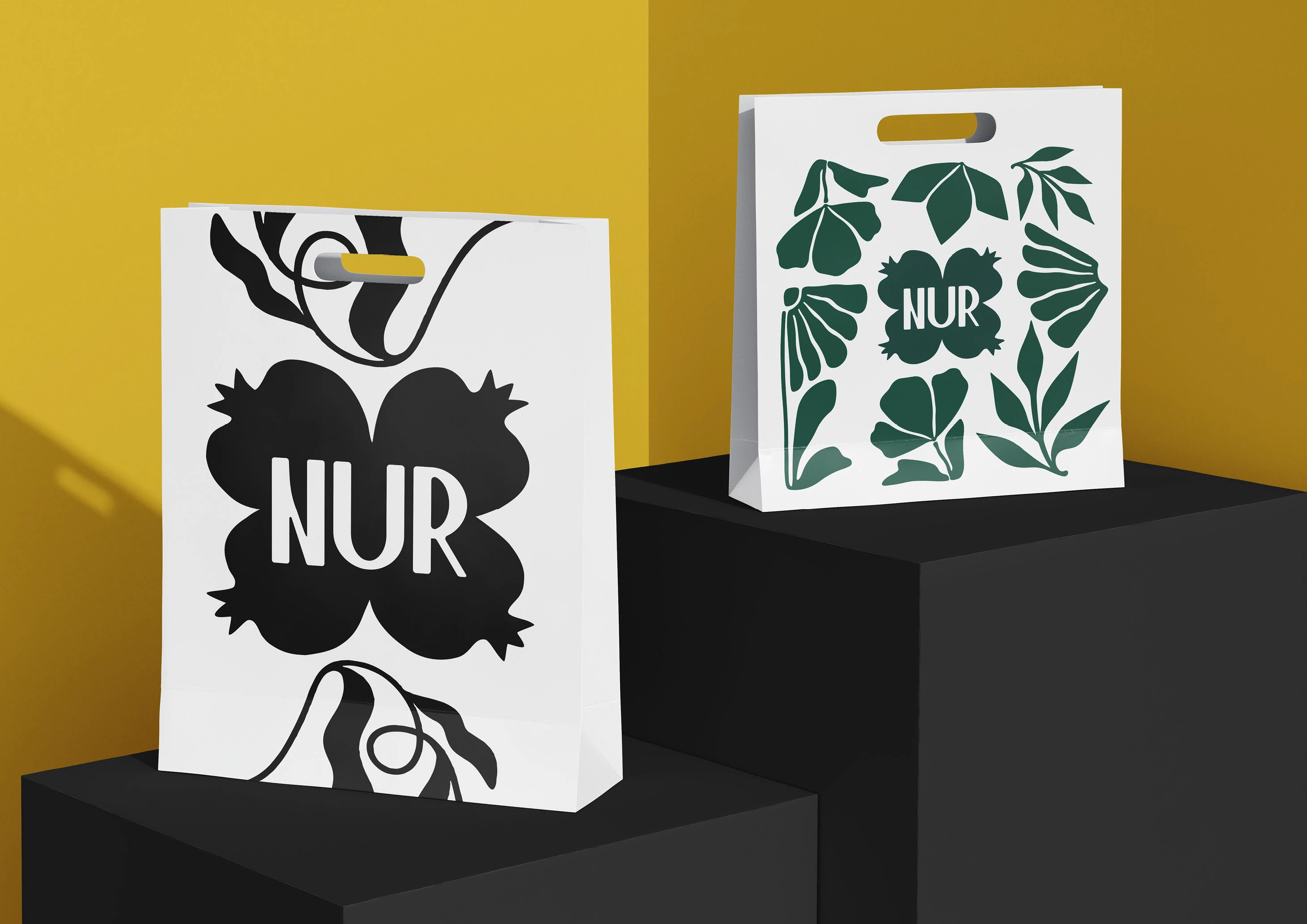 Айдентика для бренда продуктов из граната NUR — Изображение №8 — Брендинг, Графика на Dprofile