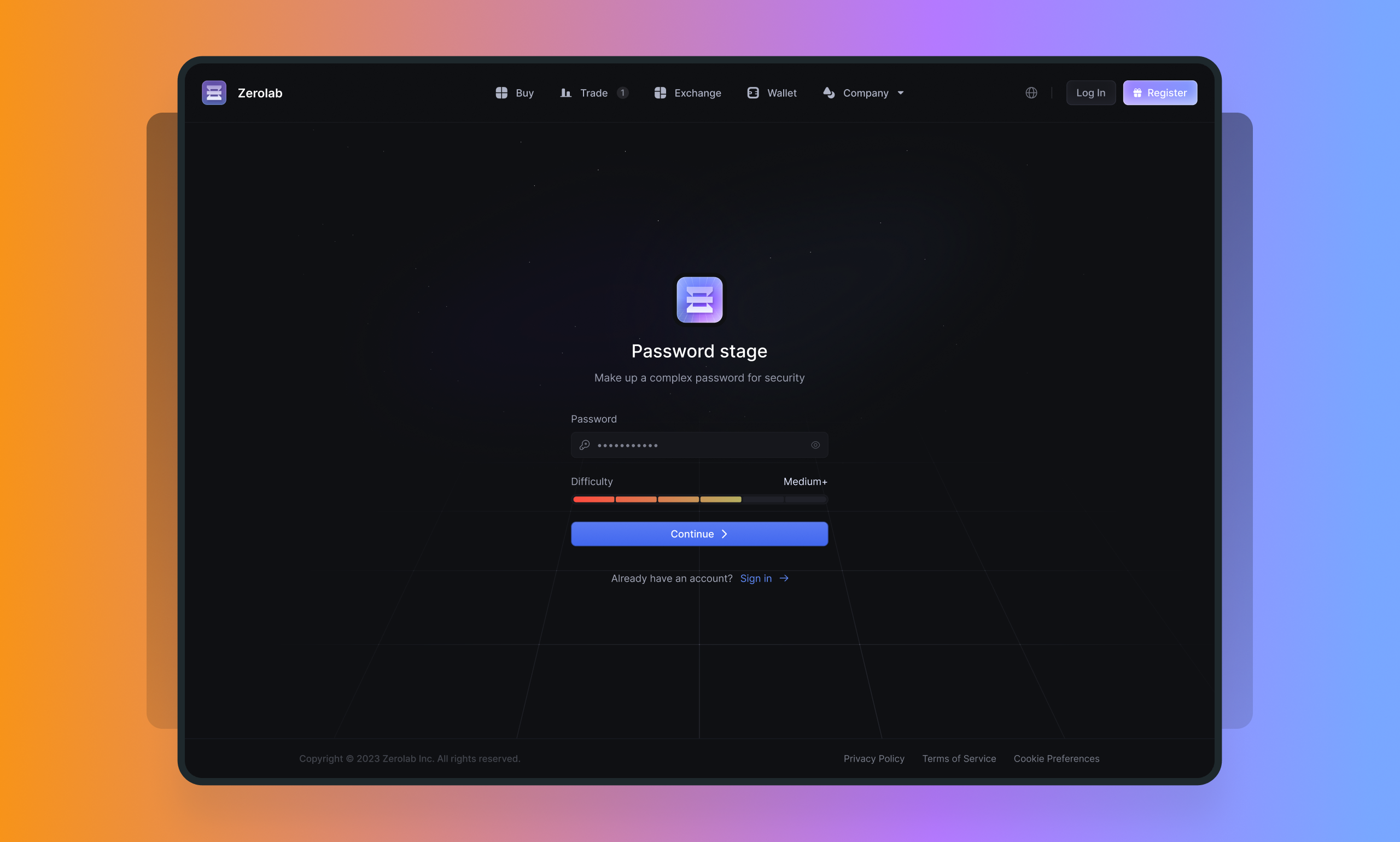 ZeroLab — Крипто-трейдинг платформа — Изображение №6 — Интерфейсы на Dprofile
