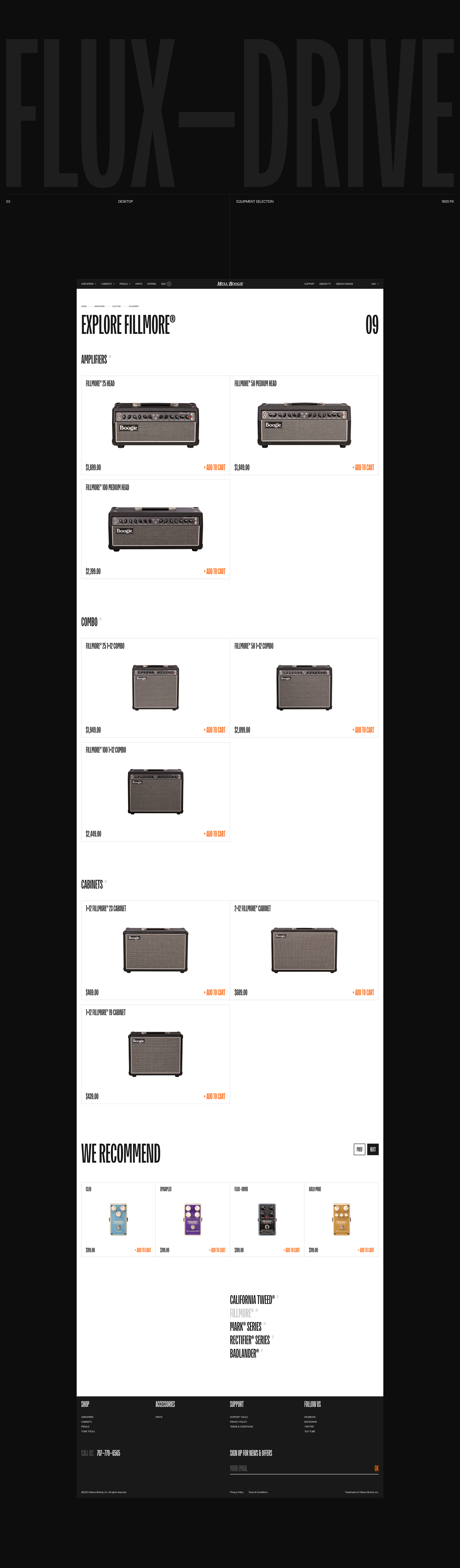 Mesa/Boogie® — Изображение №5 — Интерфейсы на Dprofile