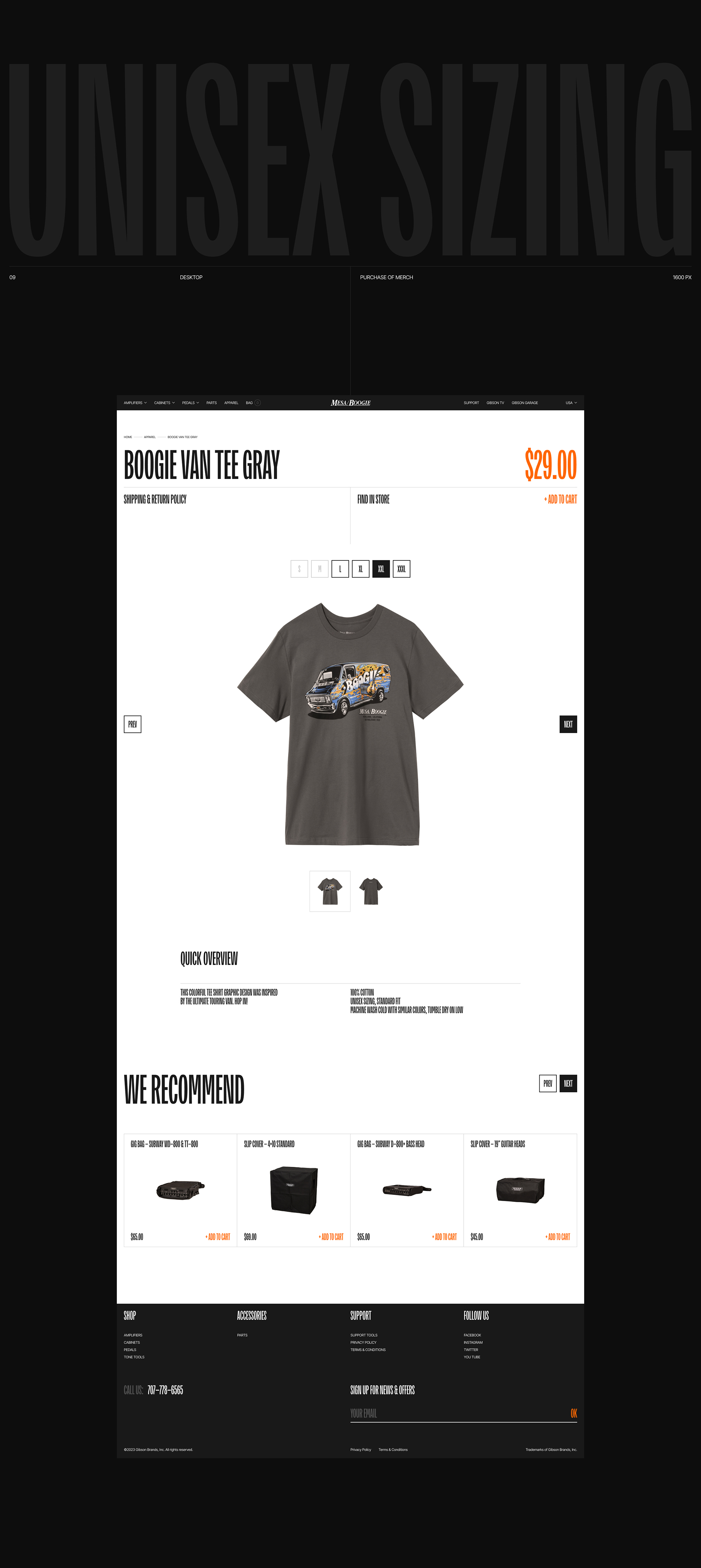 Mesa/Boogie® — Изображение №12 — Интерфейсы на Dprofile