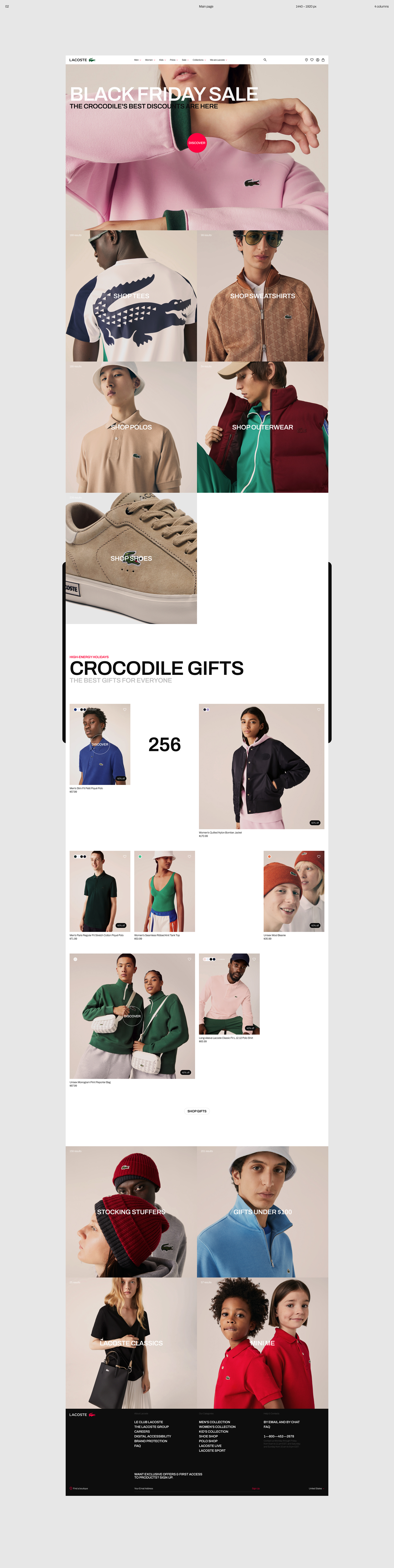 Lacoste® — Изображение №3 — Интерфейсы на Dprofile