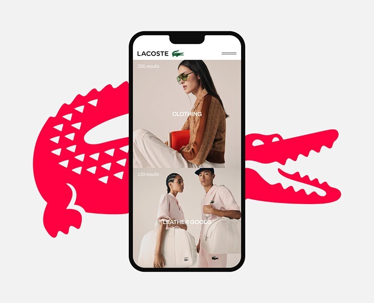 Lacoste® — Интерфейсы на Dprofile