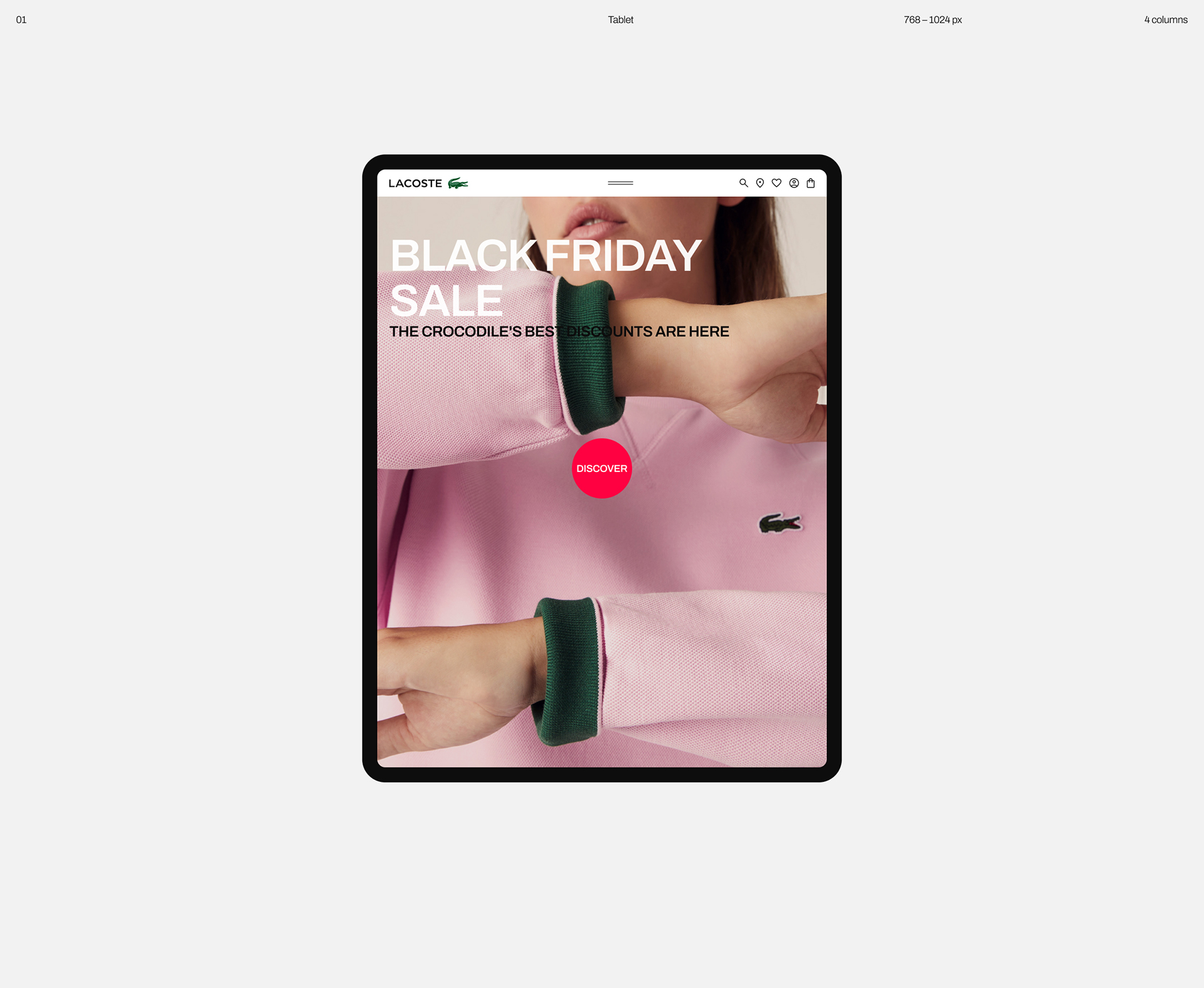 Lacoste® — Изображение №2 — Интерфейсы на Dprofile
