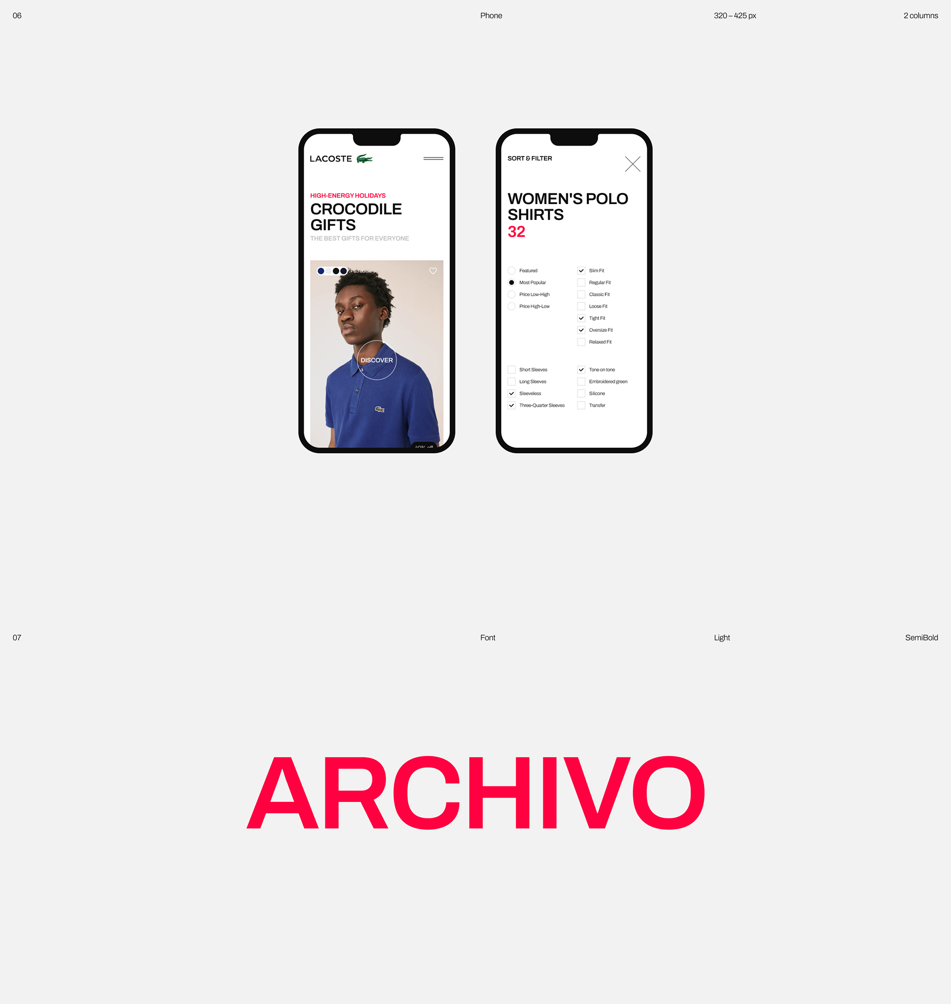 Lacoste® — Изображение №9 — Интерфейсы на Dprofile