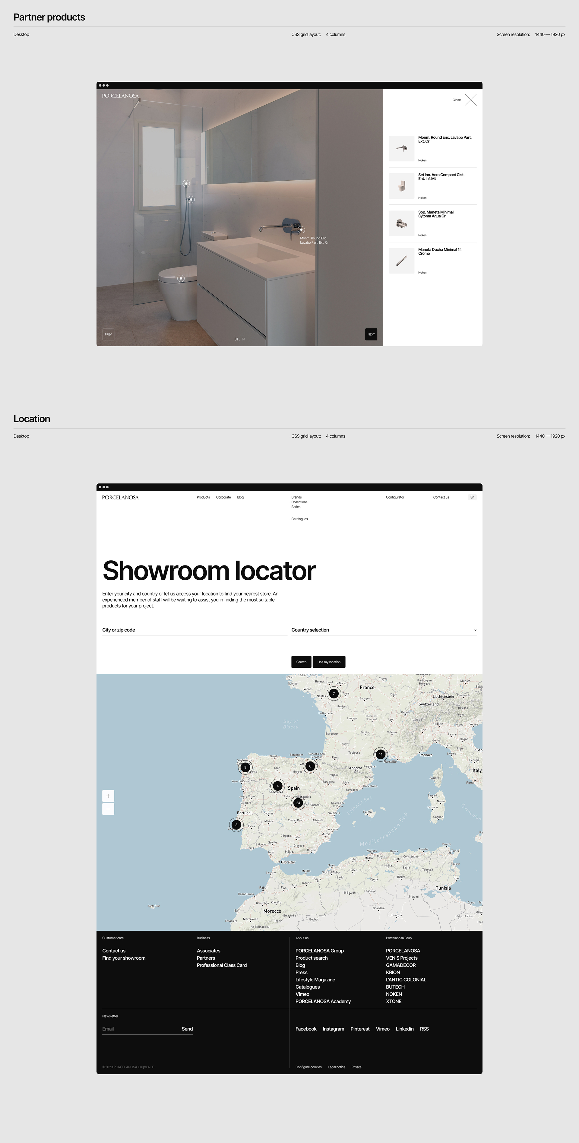 Porcelanosa — Изображение №12 — Интерфейсы на Dprofile