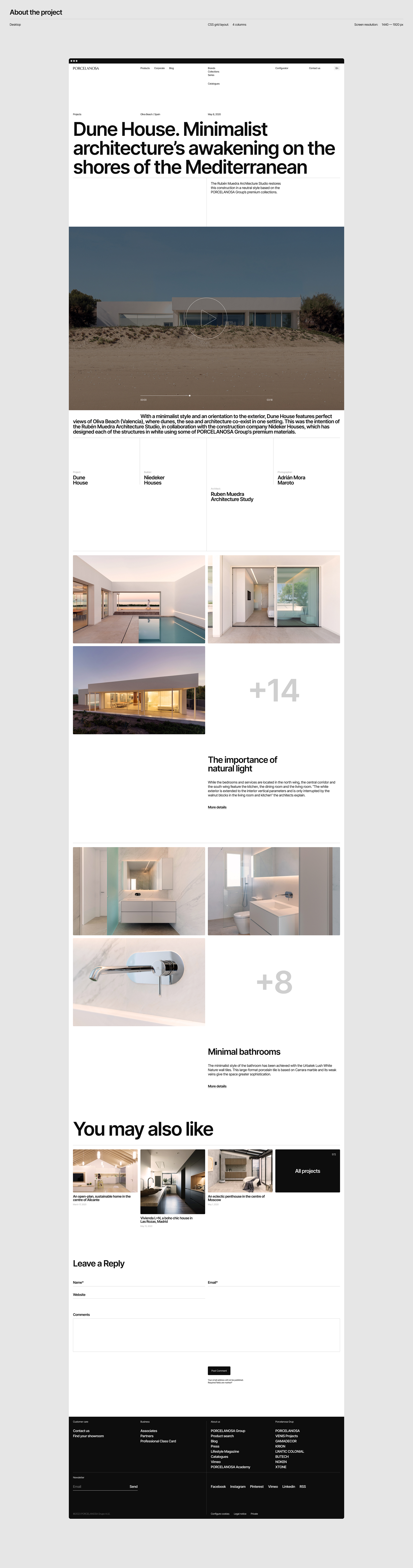 Porcelanosa — Изображение №9 — Интерфейсы на Dprofile