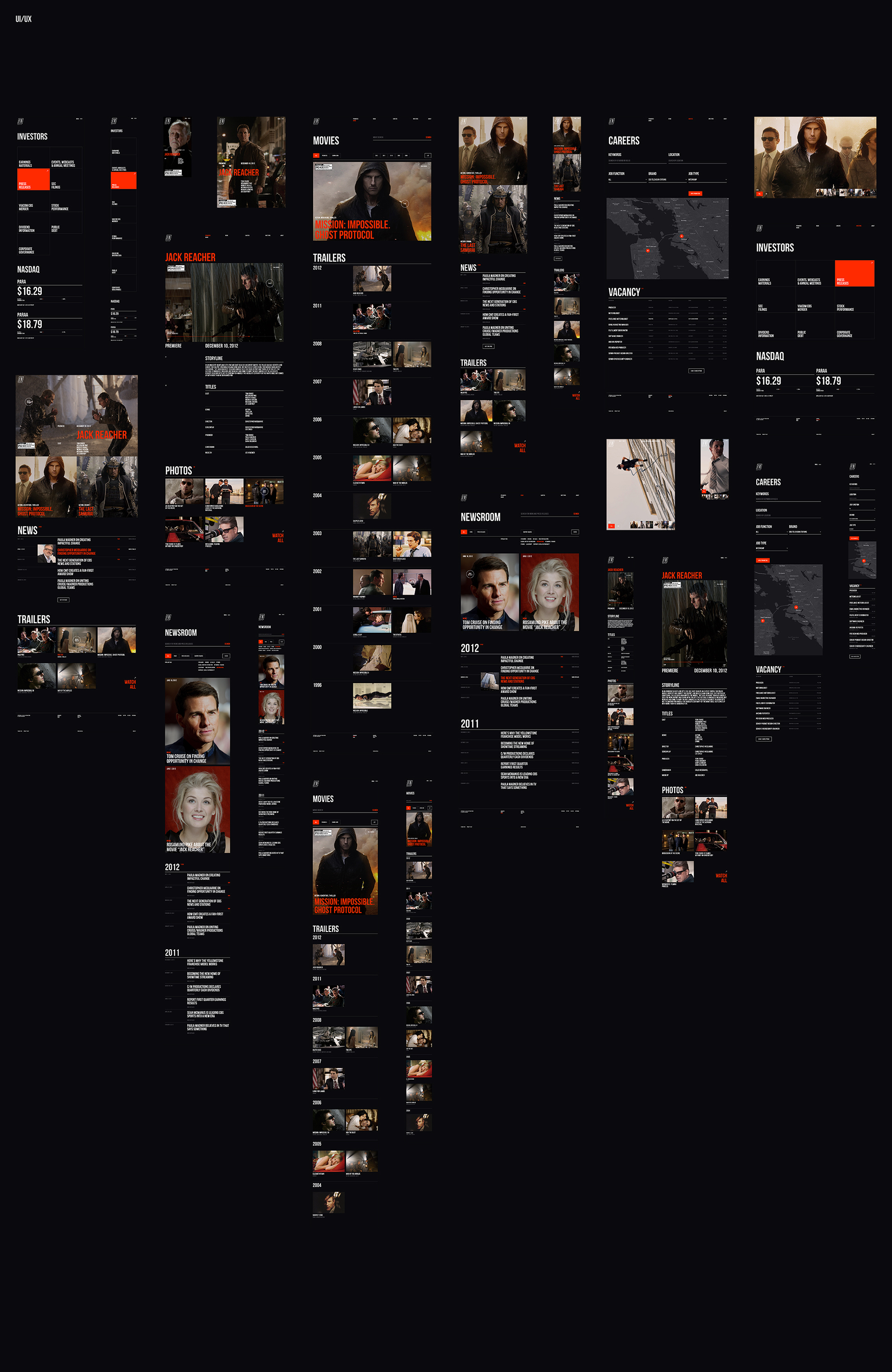 Cruise/Wagner Productions — Изображение №17 — Интерфейсы на Dprofile
